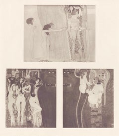 Gustav Klimt, Fragmente aus dem Beethovenfries, 1918 (nach) Gustav Klimt