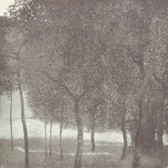 Antique Gustav Klimt, Fruit Trees, from The Work of Gustav Klimt, 1918 (after)