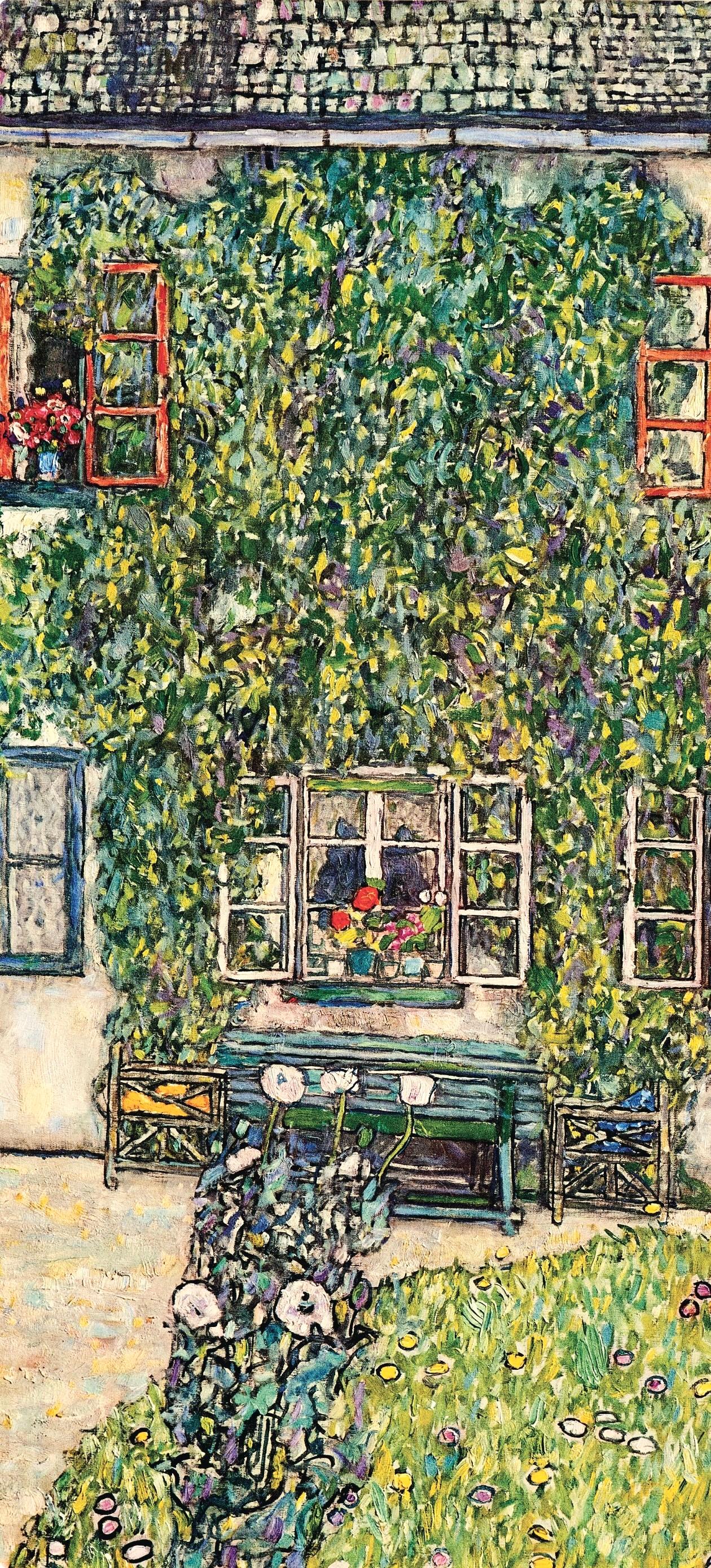 Gustav Klimt, House in a Garden, 1931 (after) 2