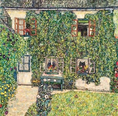 Gustav Klimt, Haus im Garten, 1931 (nach) Gustav Klimt