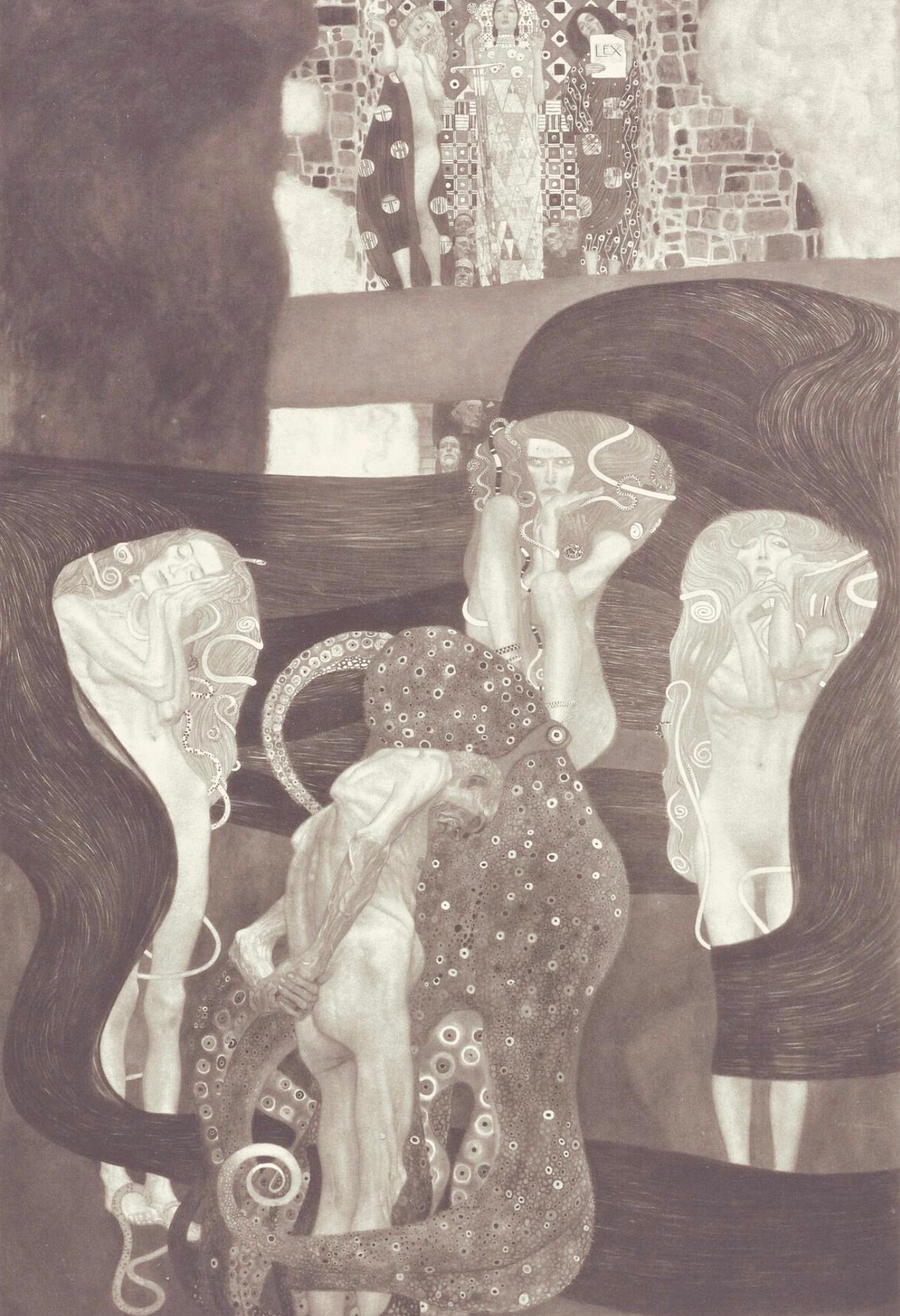 Gustav Klimt, Jurisprudence, from The Work of Gustav Klimt, 1918 (after)