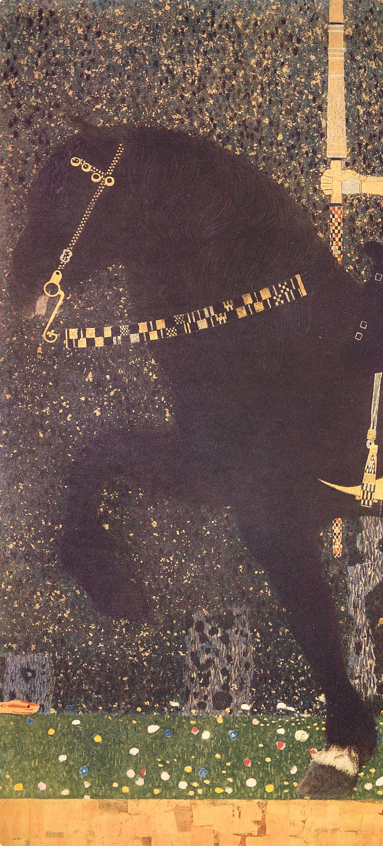 Gustav Klimt, Life Is a Struggle, from The Work of Gustav Klimt, 1918 (after) For Sale 1