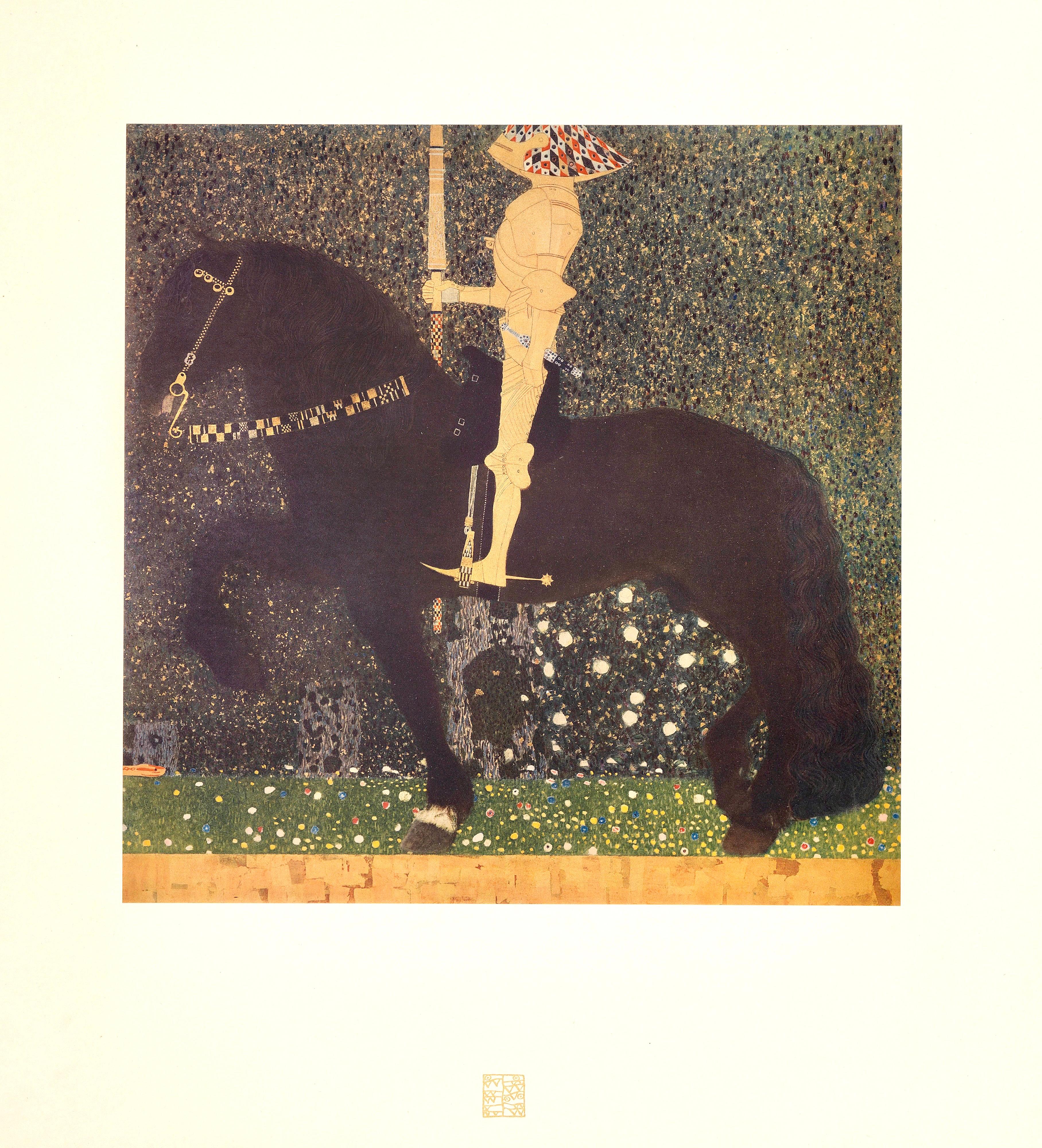 Gustav Klimt, Life Is a Struggle, from The Work of Gustav Klimt, 1918 (after) For Sale 4