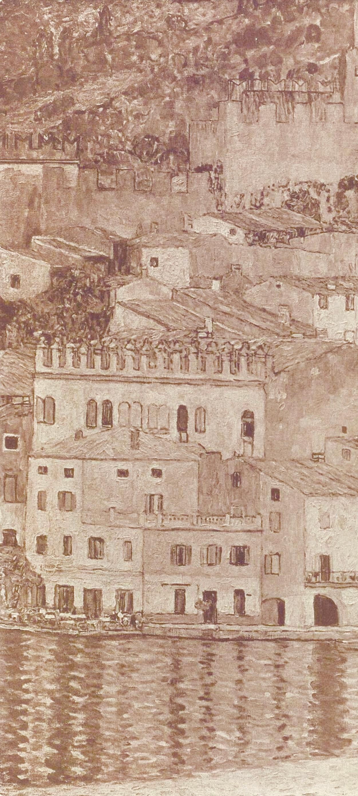 Gustav Klimt, Malcesine, from The Work of Gustav Klimt, 1918 (after) For Sale 1