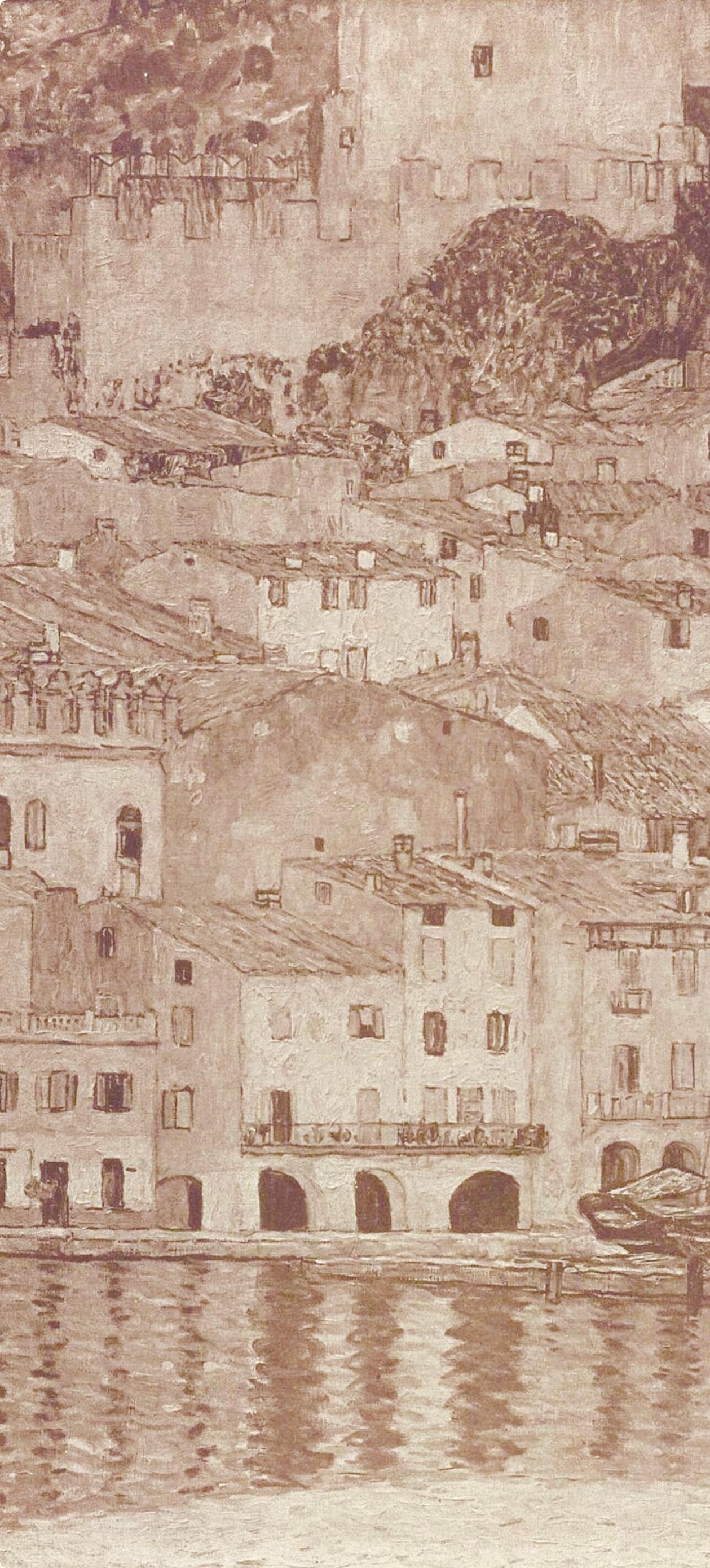Gustav Klimt, Malcesine, from The Work of Gustav Klimt, 1918 (after) For Sale 2