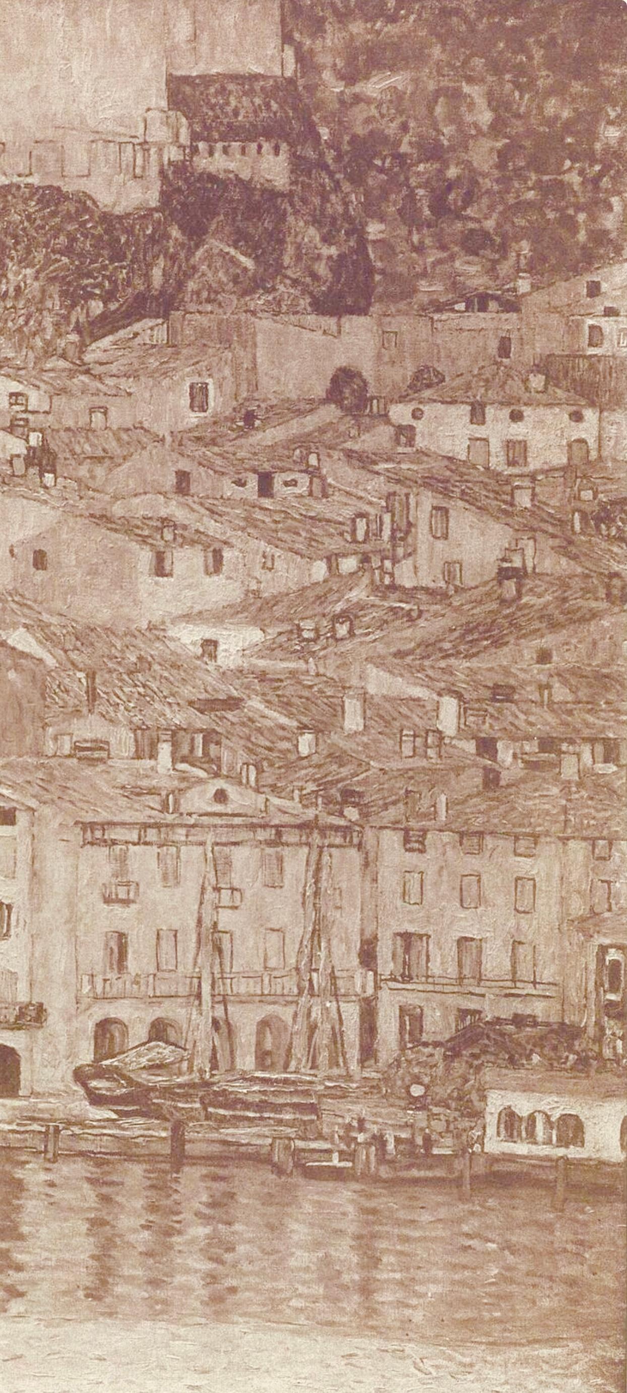 Gustav Klimt, Malcesine, from The Work of Gustav Klimt, 1918 (after) For Sale 3