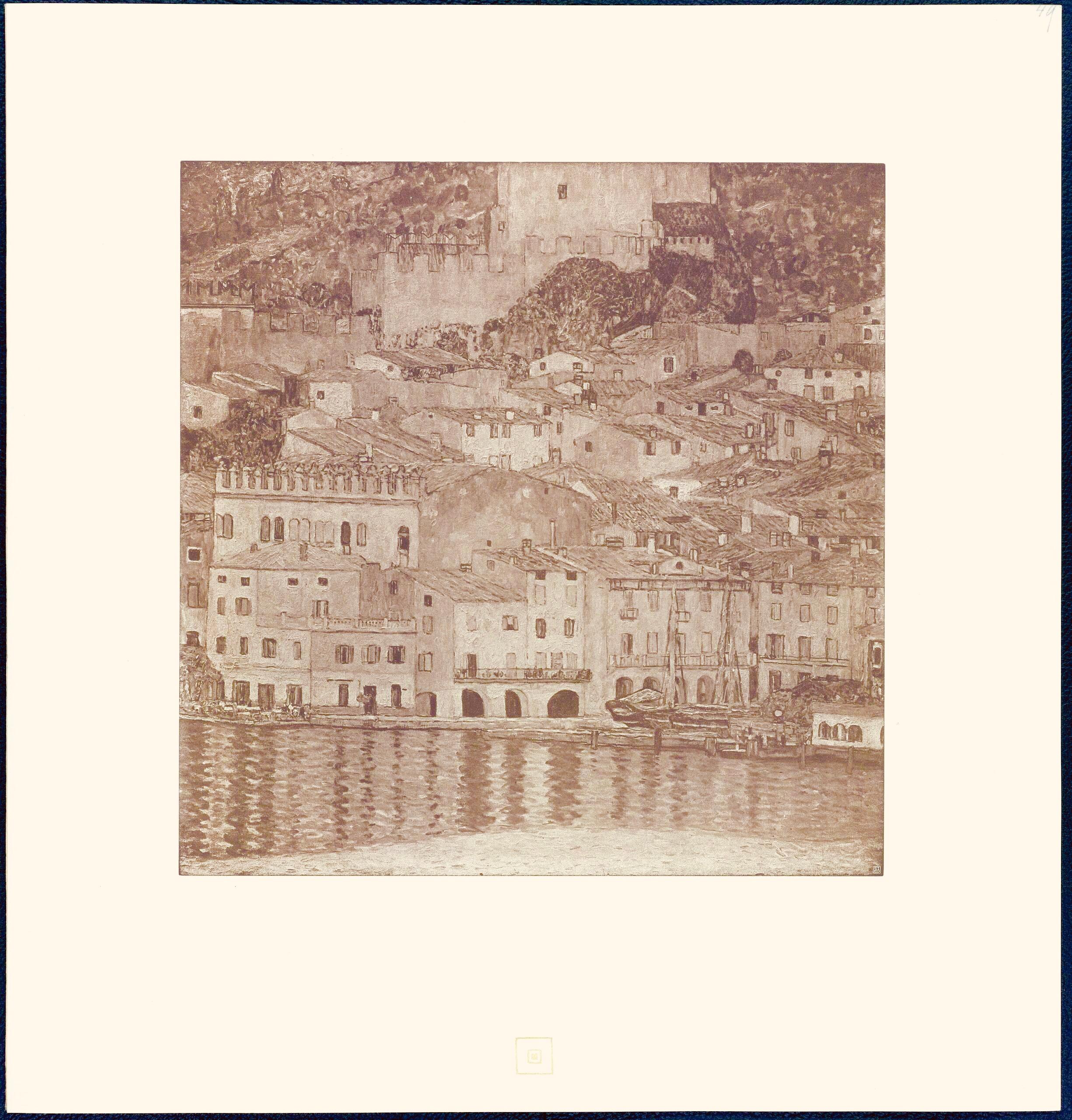 Gustav Klimt, Malcesine, from The Work of Gustav Klimt, 1918 (after) For Sale 4