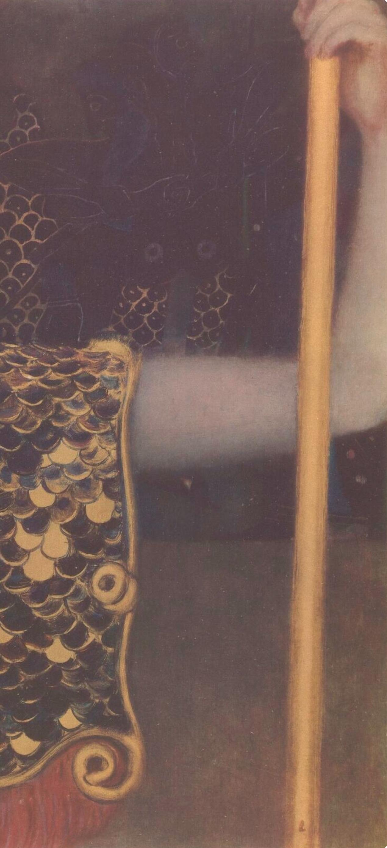 Gustav Klimt, Pallas Athena, from The Work of Gustav Klimt, 1918 (after) For Sale 3