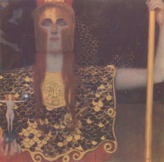 Gustav Klimt, Pallas Athena, aus Das Werk von Gustav Klimt, 1918 (nach) Gustav Klimt