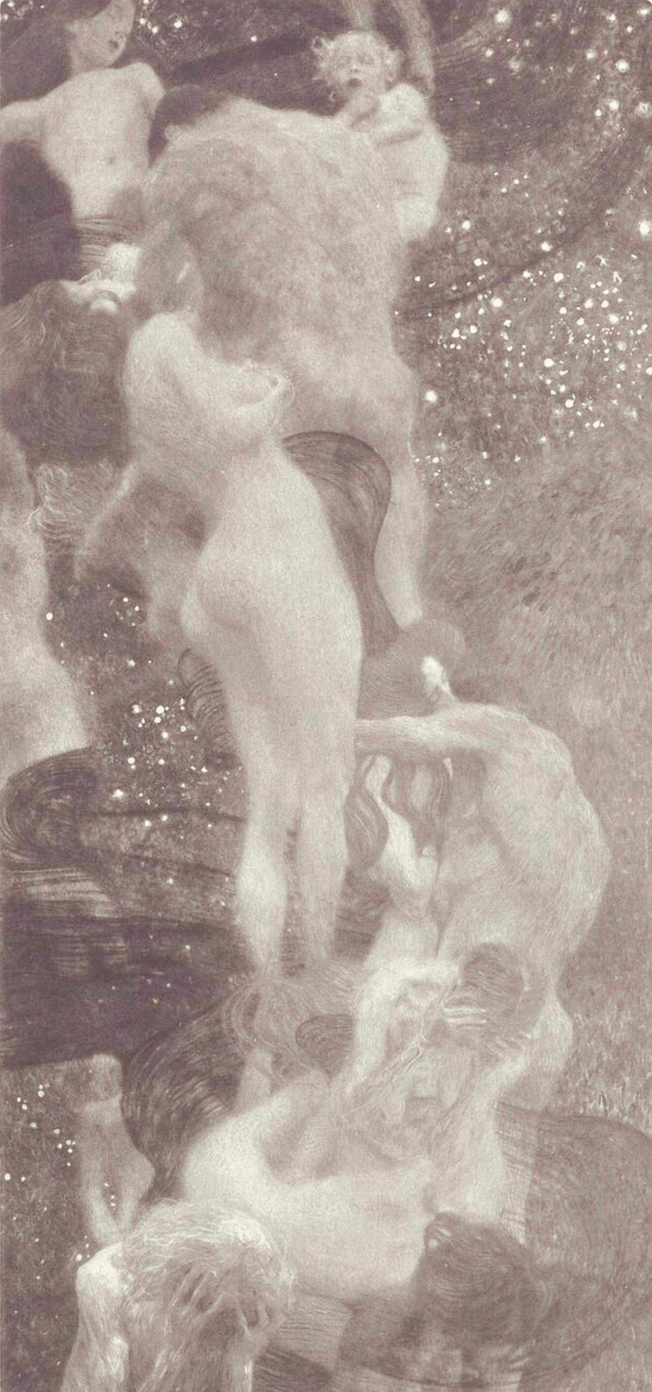 Gustav Klimt, Philosophy, from The Work of Gustav Klimt, 1918 (after) For Sale 1