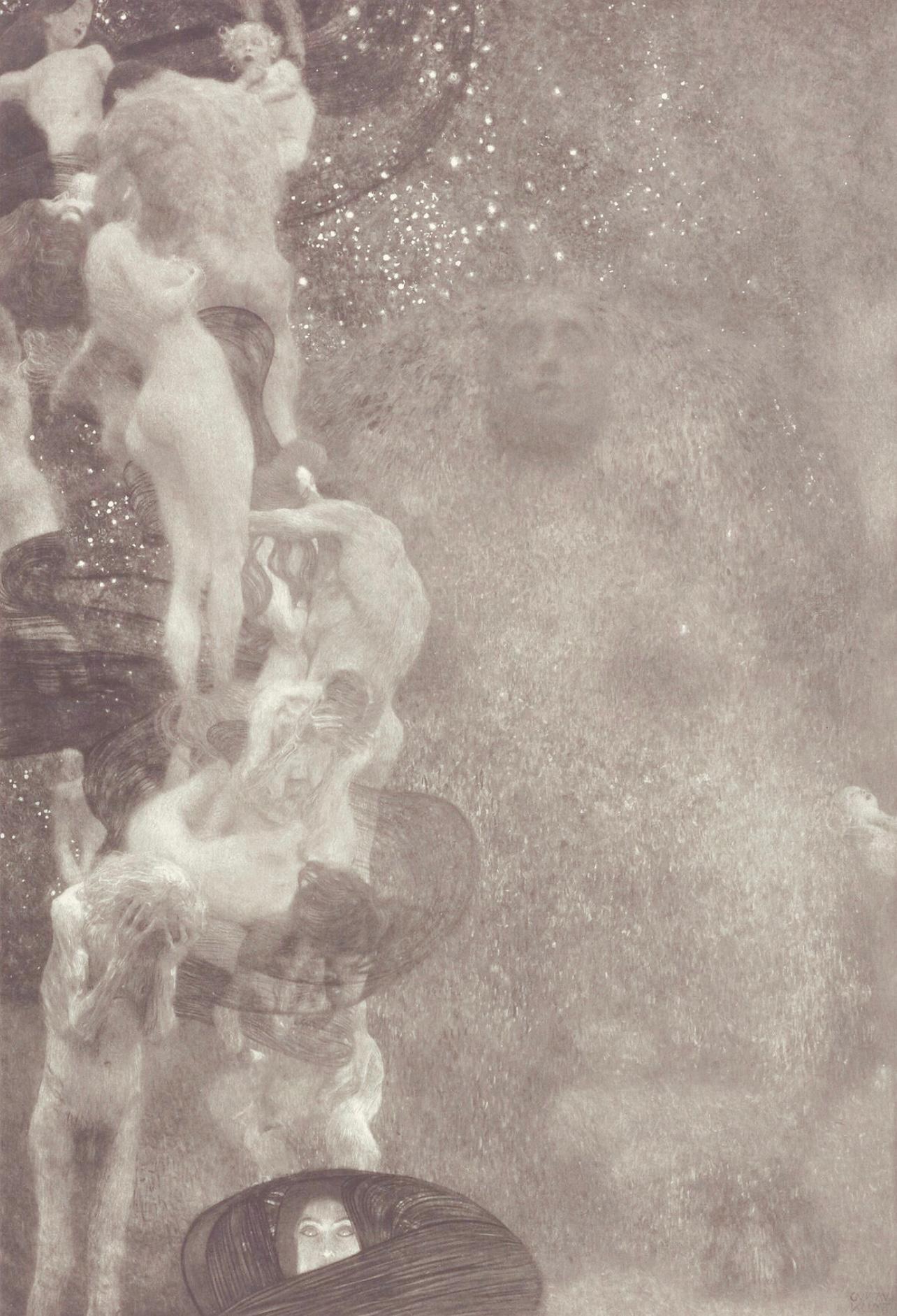 Gustav Klimt, Philosophy, from The Work of Gustav Klimt, 1918 (after)