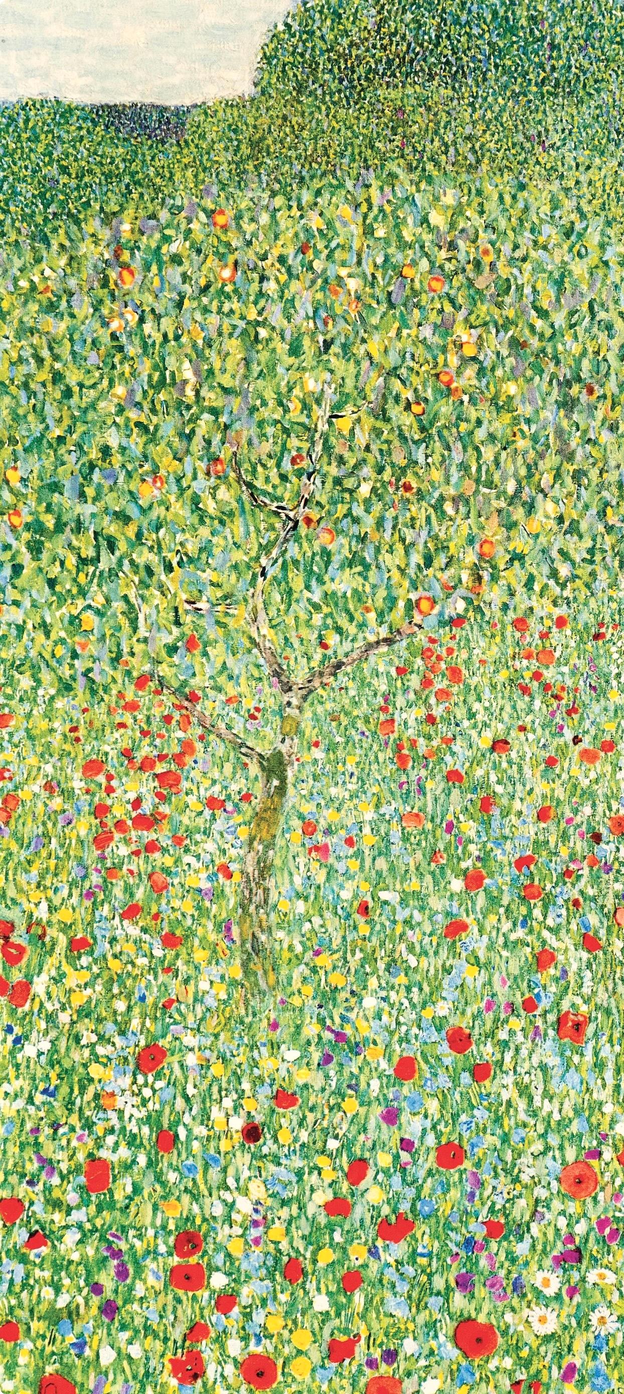 Gustav Klimt, Poppy Meadow, 1931 (after) 3