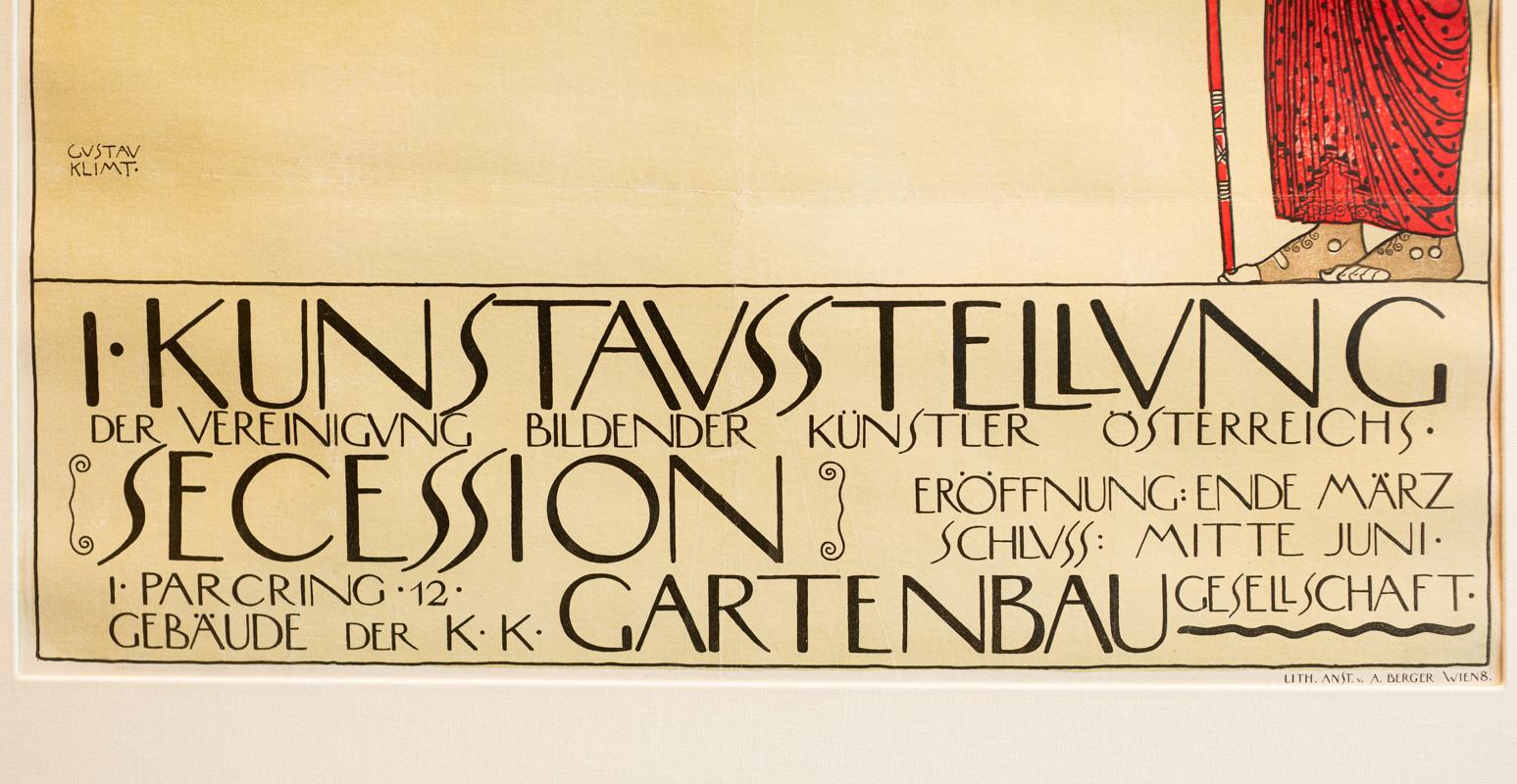 Gustav Klimt Poster for the 1st Vienna Secession 2