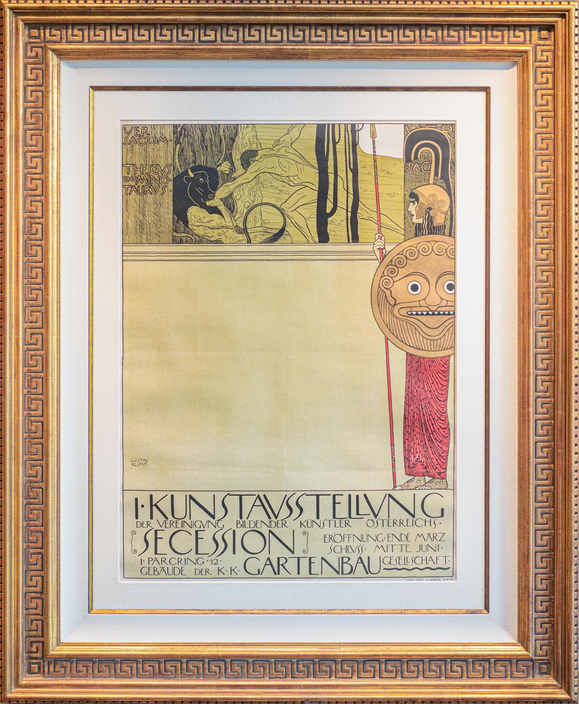 Gustav Klimt Poster for the 1st Vienna Secession