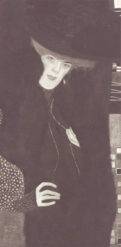 Gustav Klimt, Rot und Schwarz, aus Das Werk von Gustav Klimt, 1918 (nach) Gustav Klimt