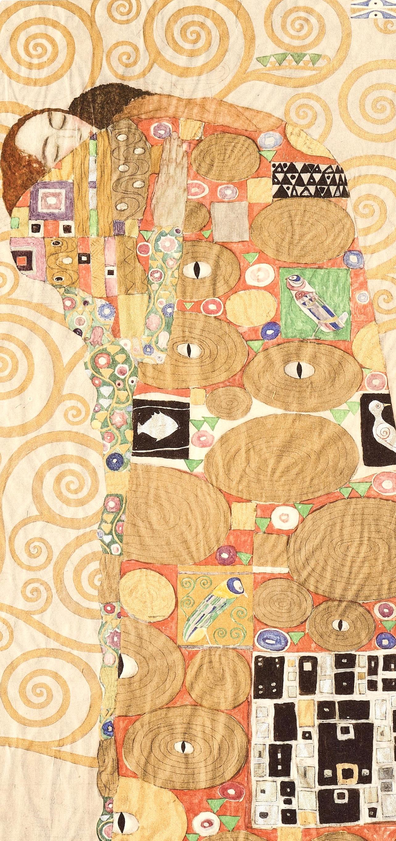 Gustav Klimt, The Embrace, Gustav Klimt, 1931 (after) 1