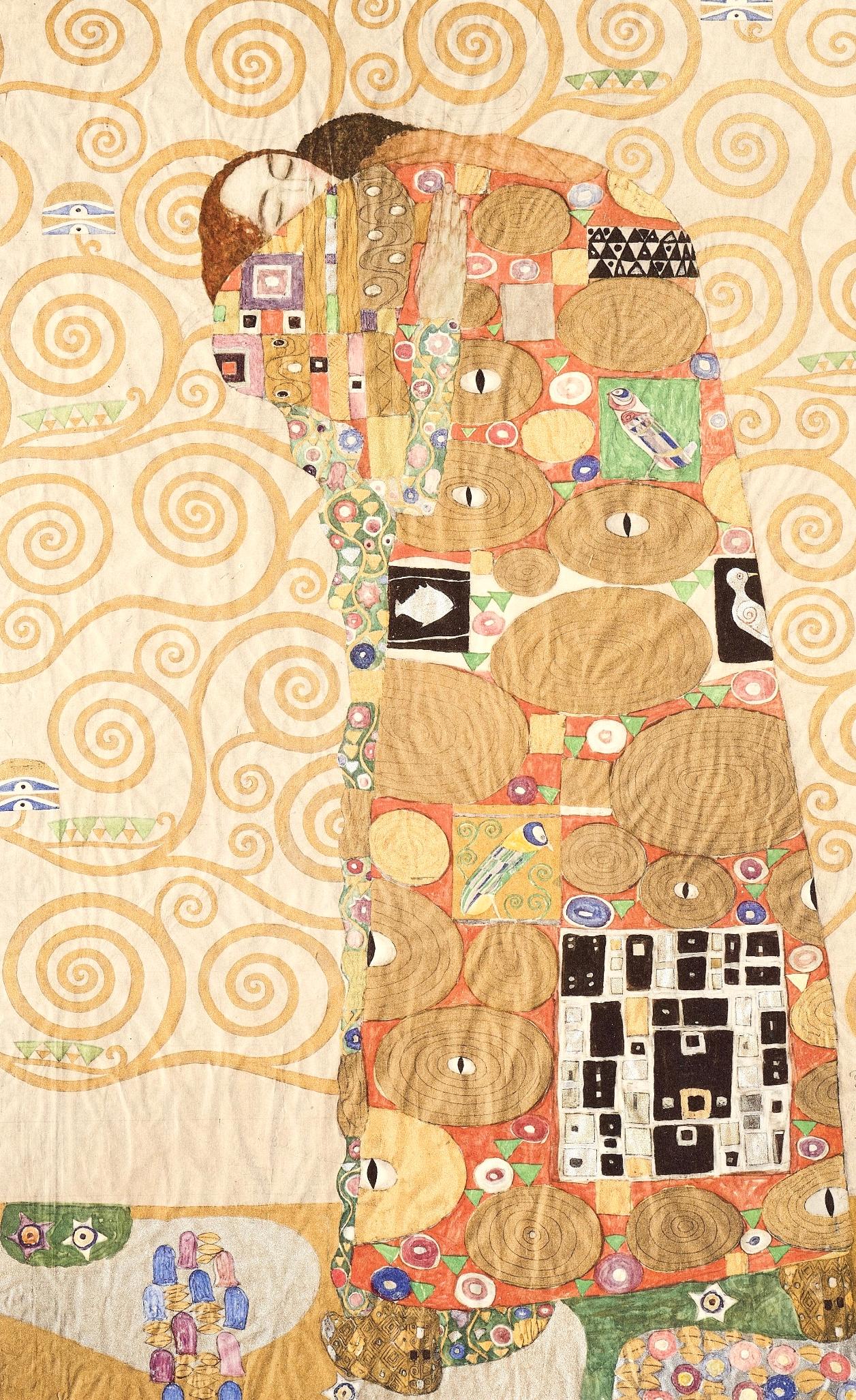 Gustav Klimt, L'étreinte, Gustav Klimt, 1931 (after)