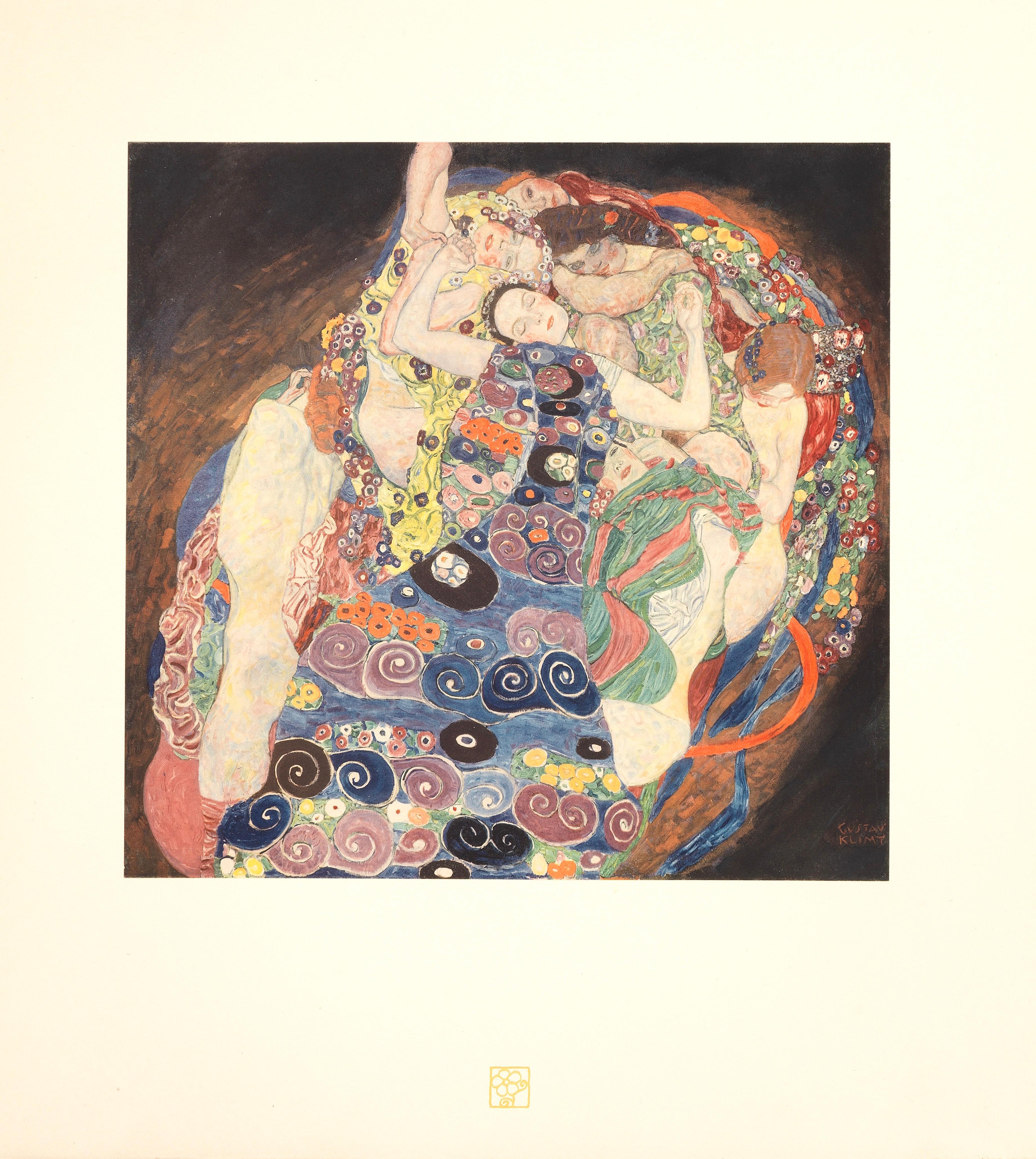 Gustav Klimt, The Maiden, from The Work of Gustav Klimt, 1918 (after) For Sale 4
