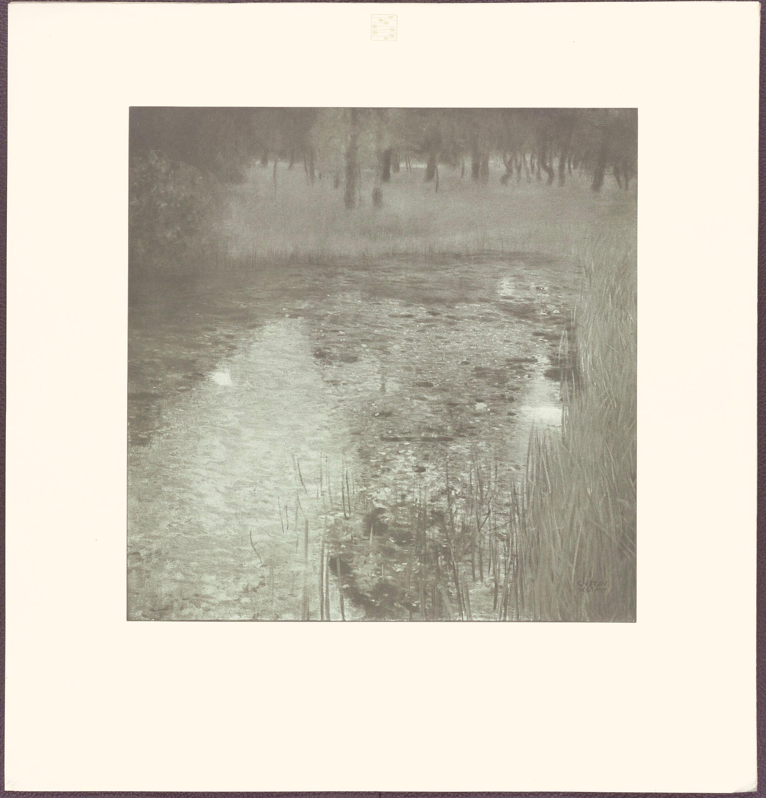 Gustav Klimt, The Marsh, from The Work of Gustav Klimt, 1918 (after) For Sale 4
