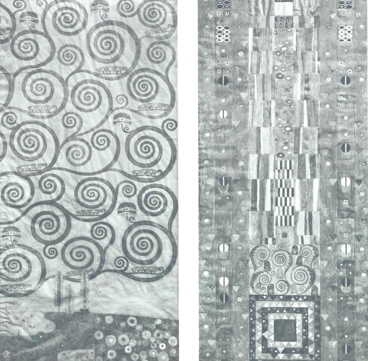 Gustav Klimt, The Tree of Life and the Central Panel, 1931 (after)