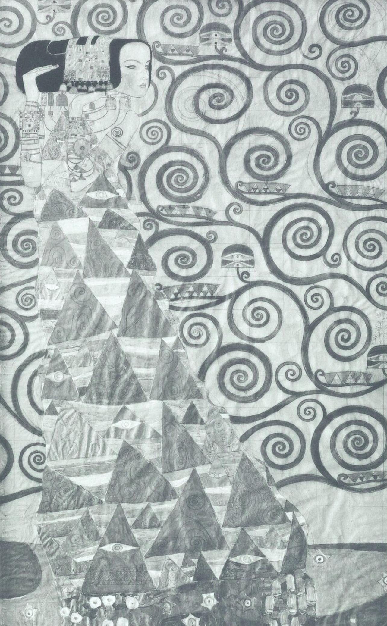 Gustav Klimt, The Tree of Life, Beginning, 1931 (after) For Sale 1