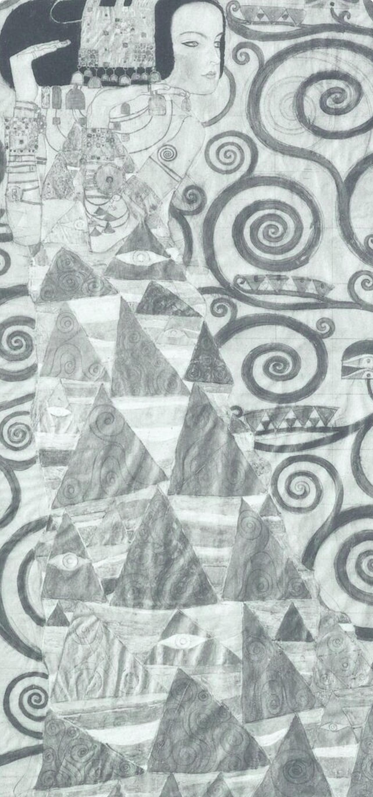 Gustav Klimt, The Tree of Life, Beginning, 1931 (after) For Sale 3