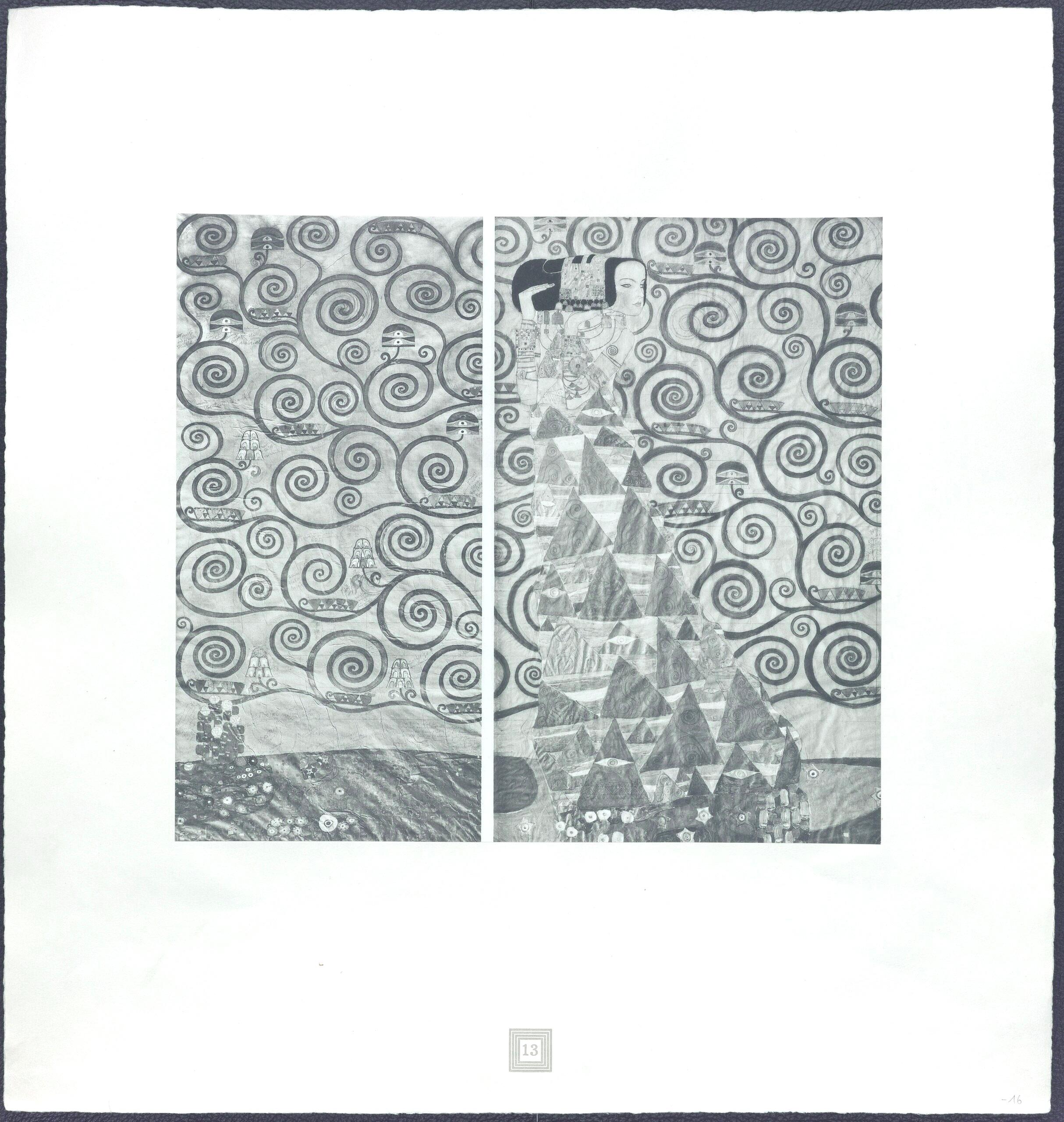 Gustav Klimt, The Tree of Life, Beginning, 1931 (after) For Sale 4