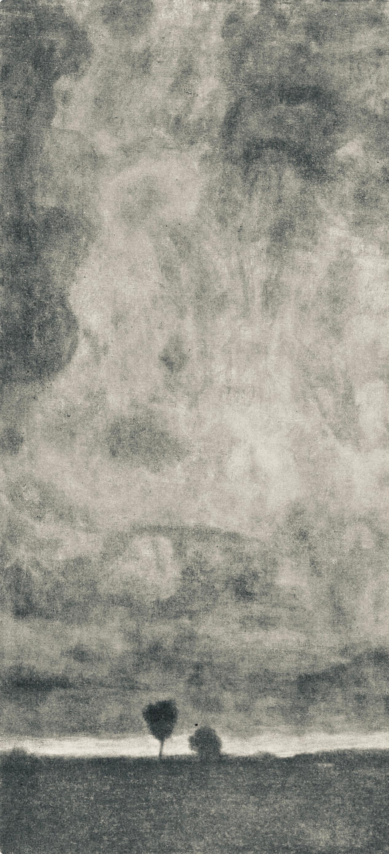 Gustav Klimt, Thunderstorm, from The Work of Gustav Klimt, 1918 (after) For Sale 3