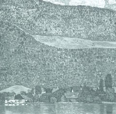 Gustav Klimt, Unterach en el lago Attersee, 1931 (after)