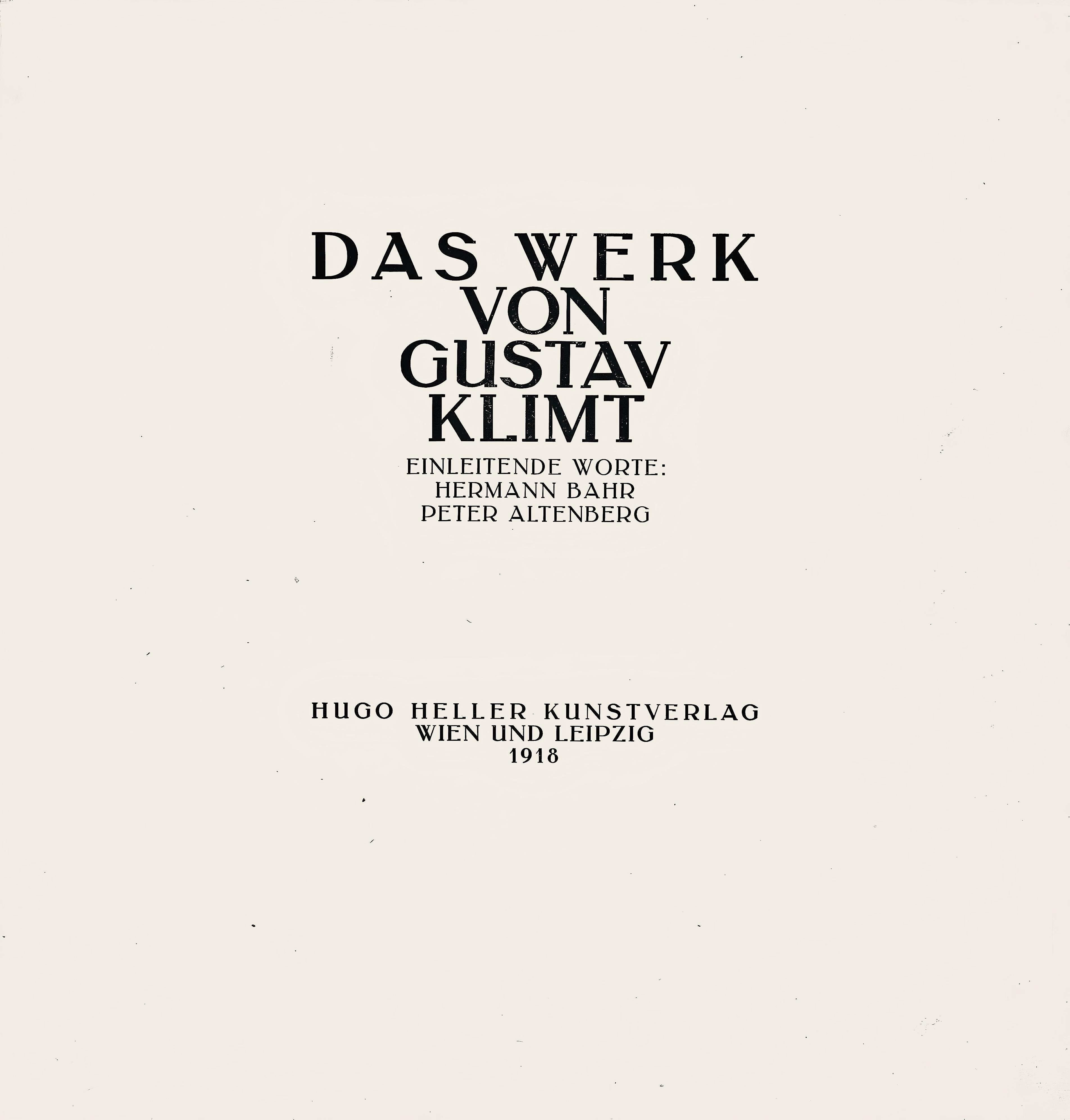 Gustav Klimt, Vision, from The Work of Gustav Klimt, 1918 (after) For Sale 5