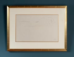 Gustav Klimt "Water Serpent Study" collotype from Funfundzwanzig Handzeichnungen