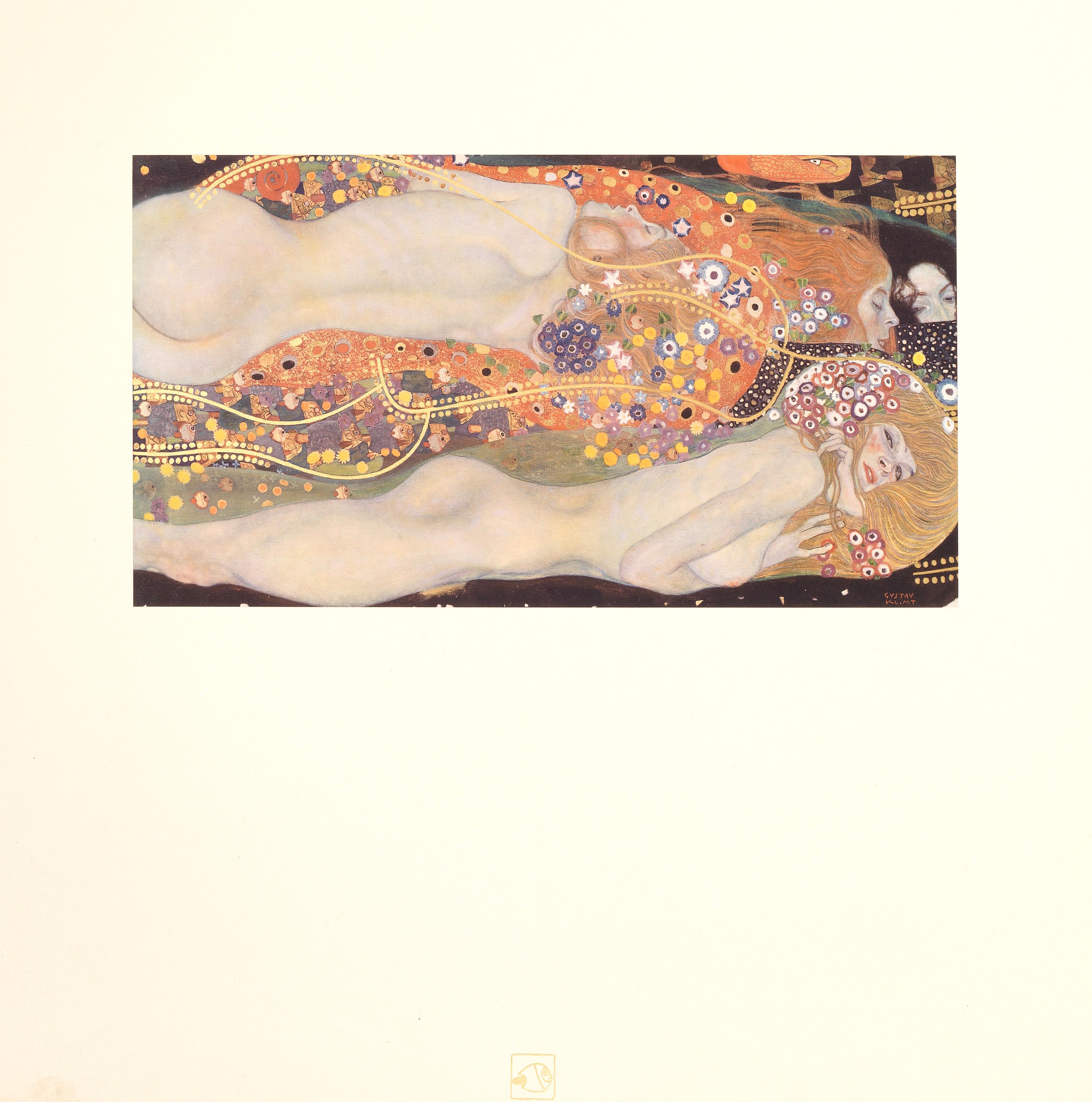 Gustav Klimt, Water Serpents, from The Work of Gustav Klimt, 1918 (after) 4