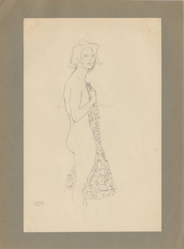 Handzeichnungen (Sketch) after Gustav Klimt, 1922 Lithograph - Print by (after) Gustav Klimt