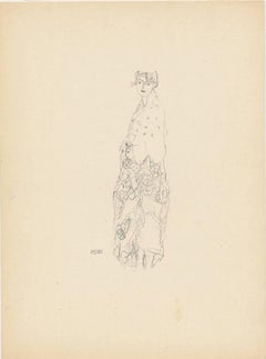 Handzeichnungen (Sketch) No. 3 after Gustav Klimt, 1922 Lithograph