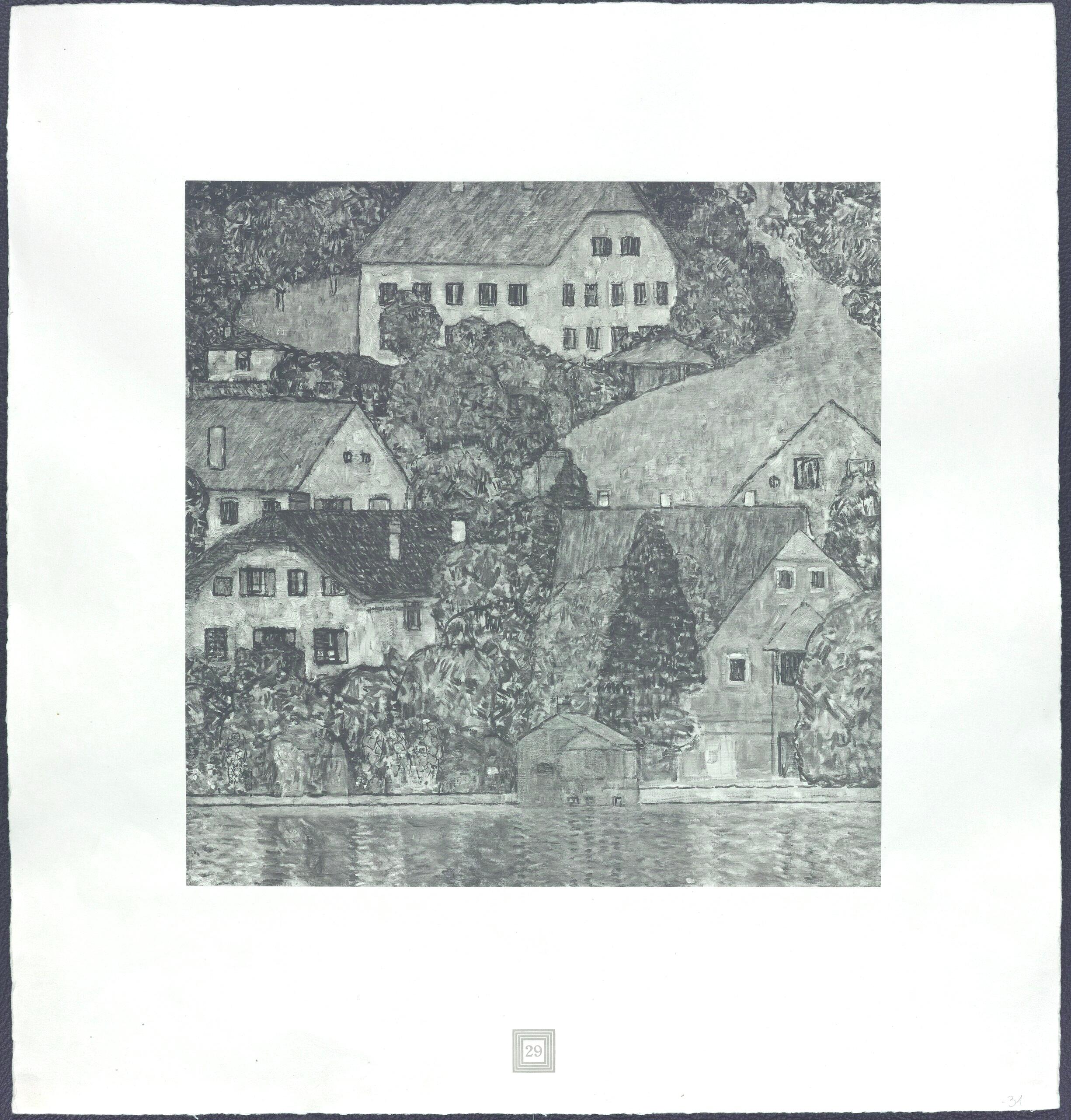 Klimt, Am Attersee, Gustav Klimt, Eine Nachlese (after) For Sale 4