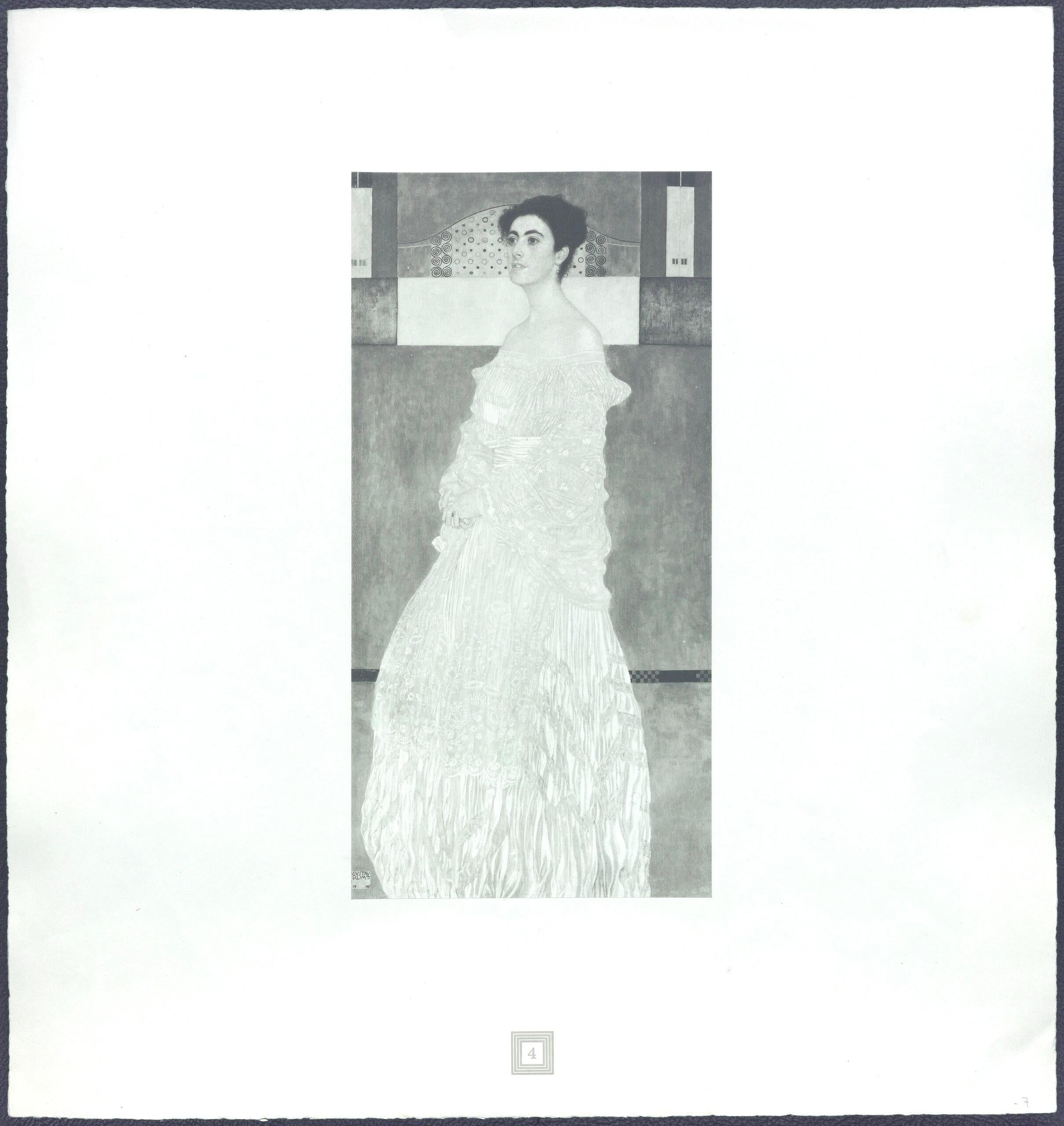 Klimt, Bildnis Baronin Wittgenstein, Gustav Klimt, Eine Nachlese (after) For Sale 4