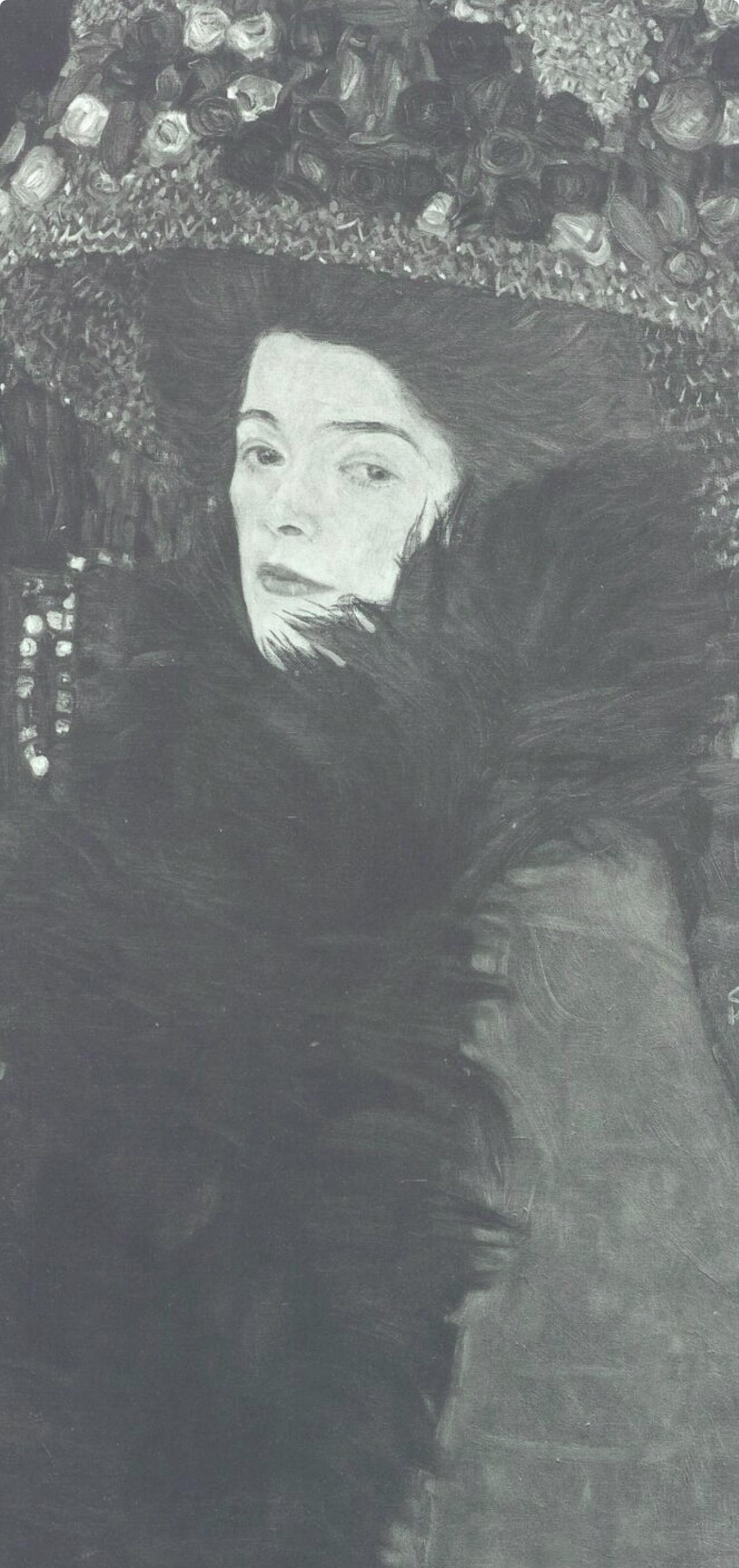 Klimt, Dame mit Blumenhut, Gustav Klimt, Eine Nachlese (after) For Sale 1