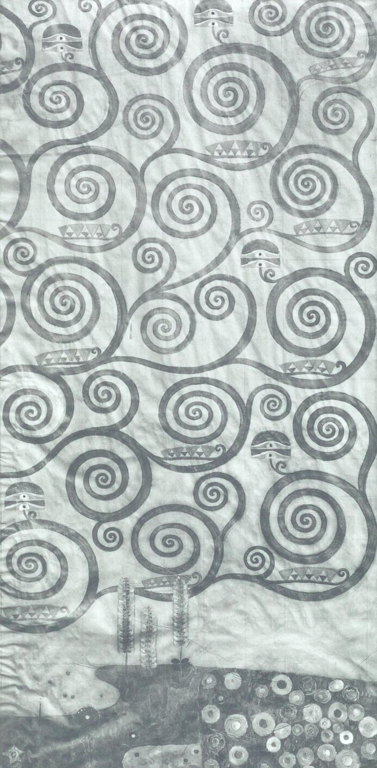 Gustav Klimt, Der Lebensbaum und das Mittelfeld (d'après) en vente 2