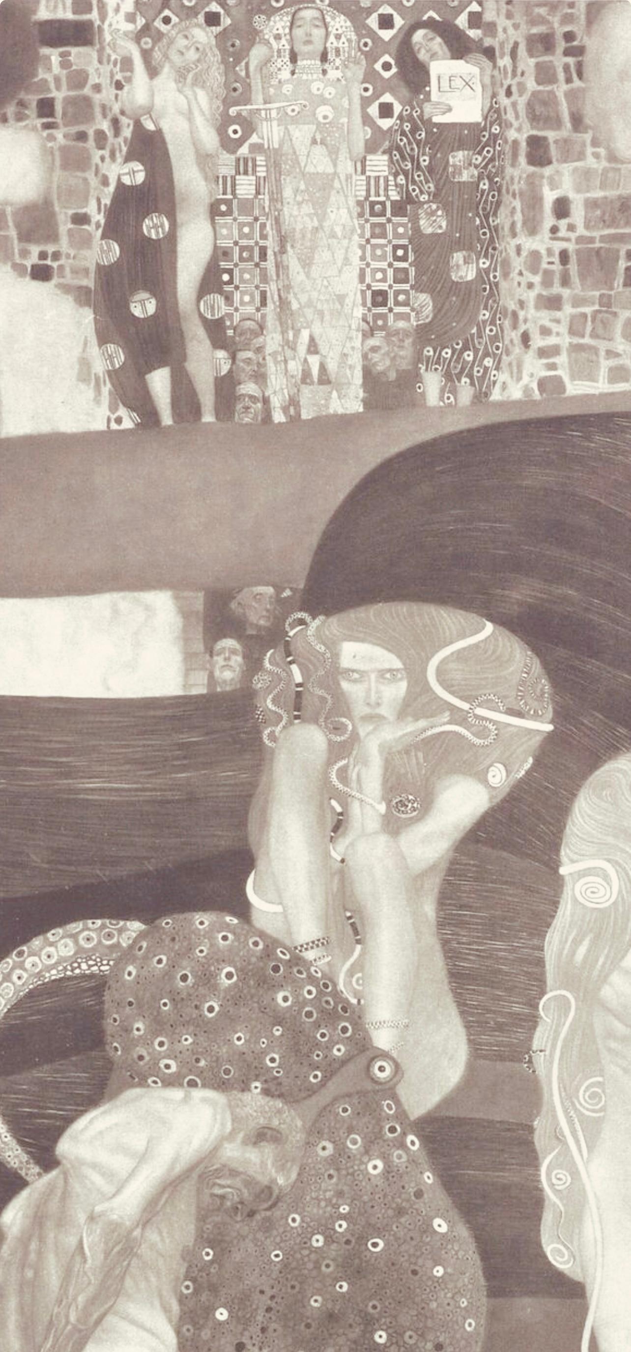 Klimt, Die Jurisprudenz, Das Werk von Gustav Klimt (after) For Sale 2