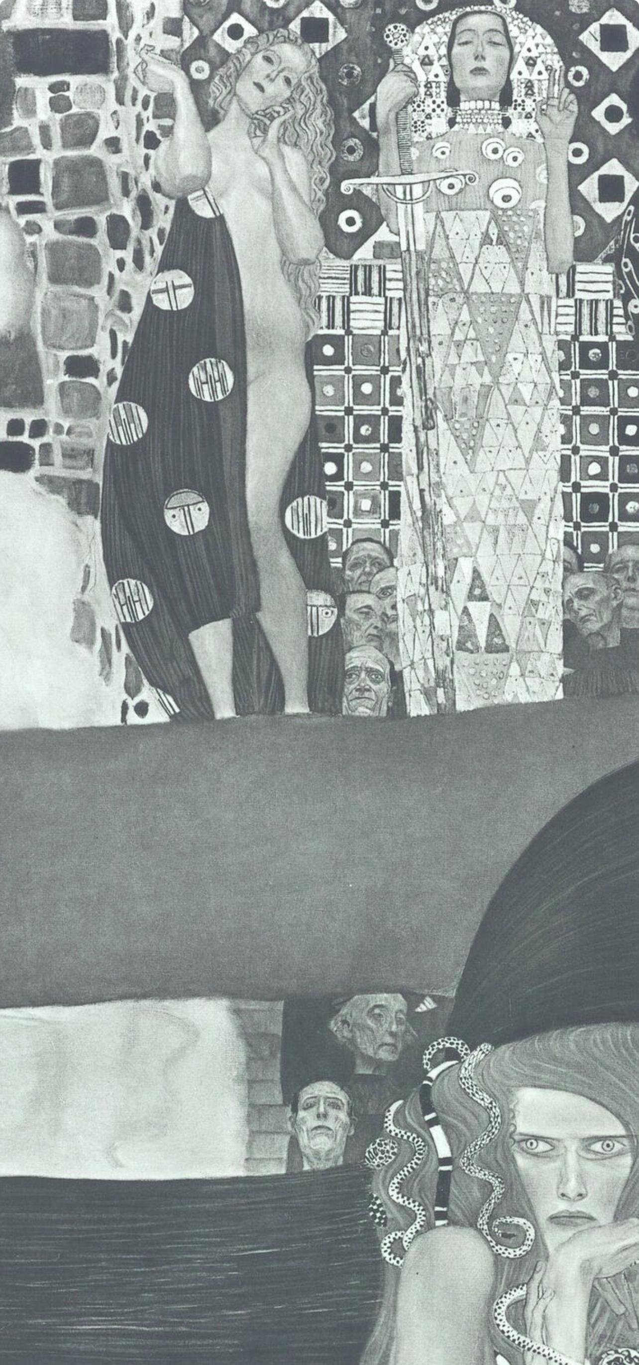 Gustav Klimt, Die Jurisprudenz (d'après) en vente 1
