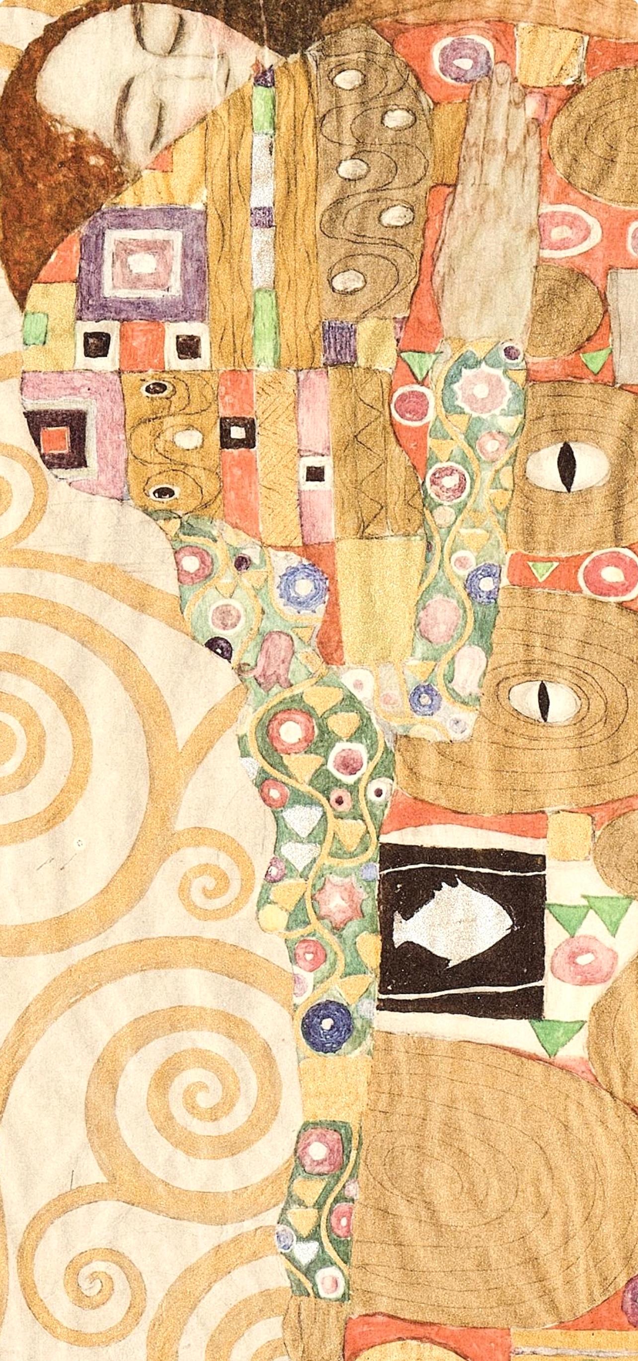 Klimt, Die Umarmung, Gustav Klimt, Eine Nachlese (after) For Sale 3