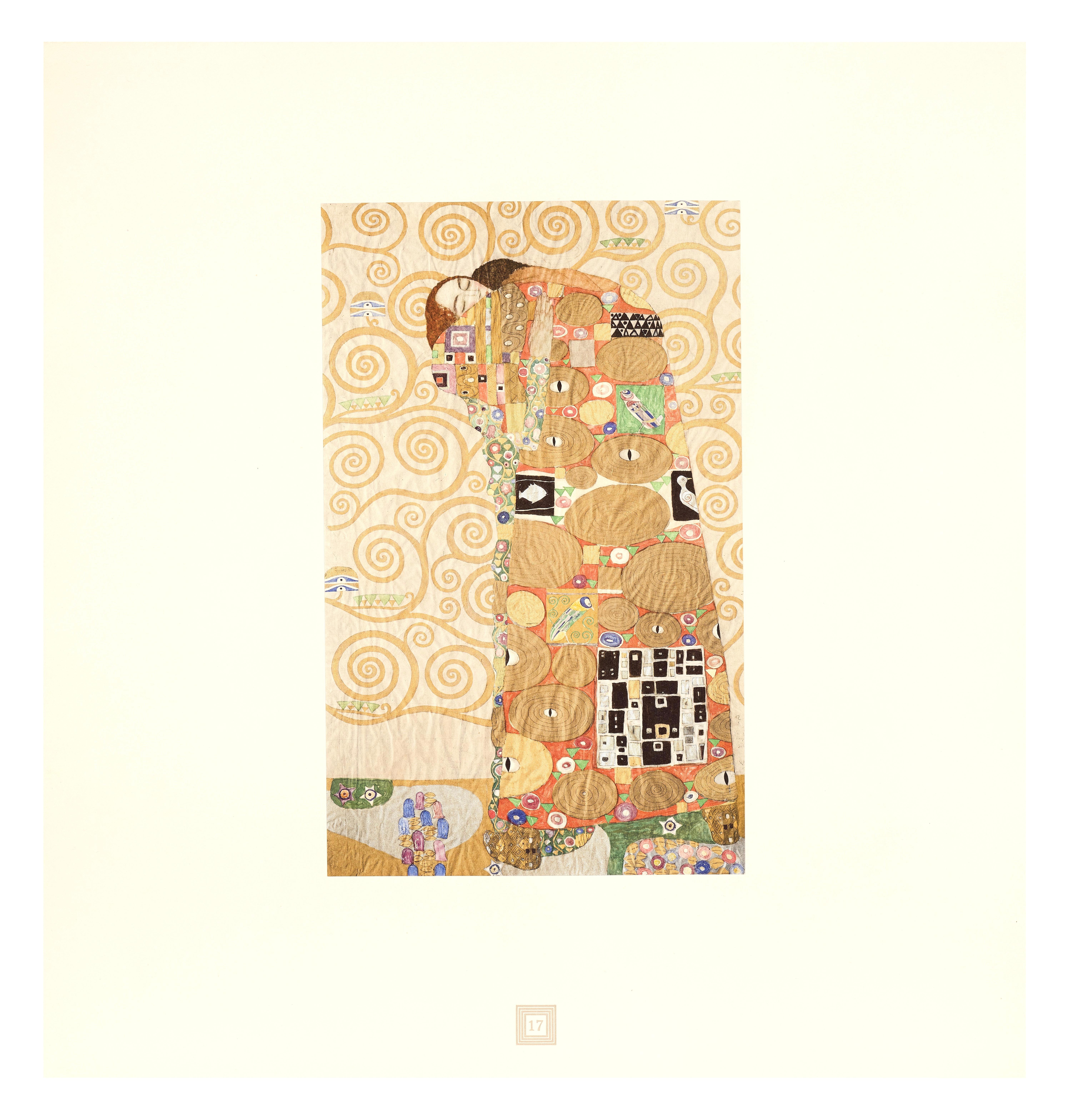 Klimt, Die Umarmung, Gustav Klimt, Eine Nachlese (after) For Sale 4