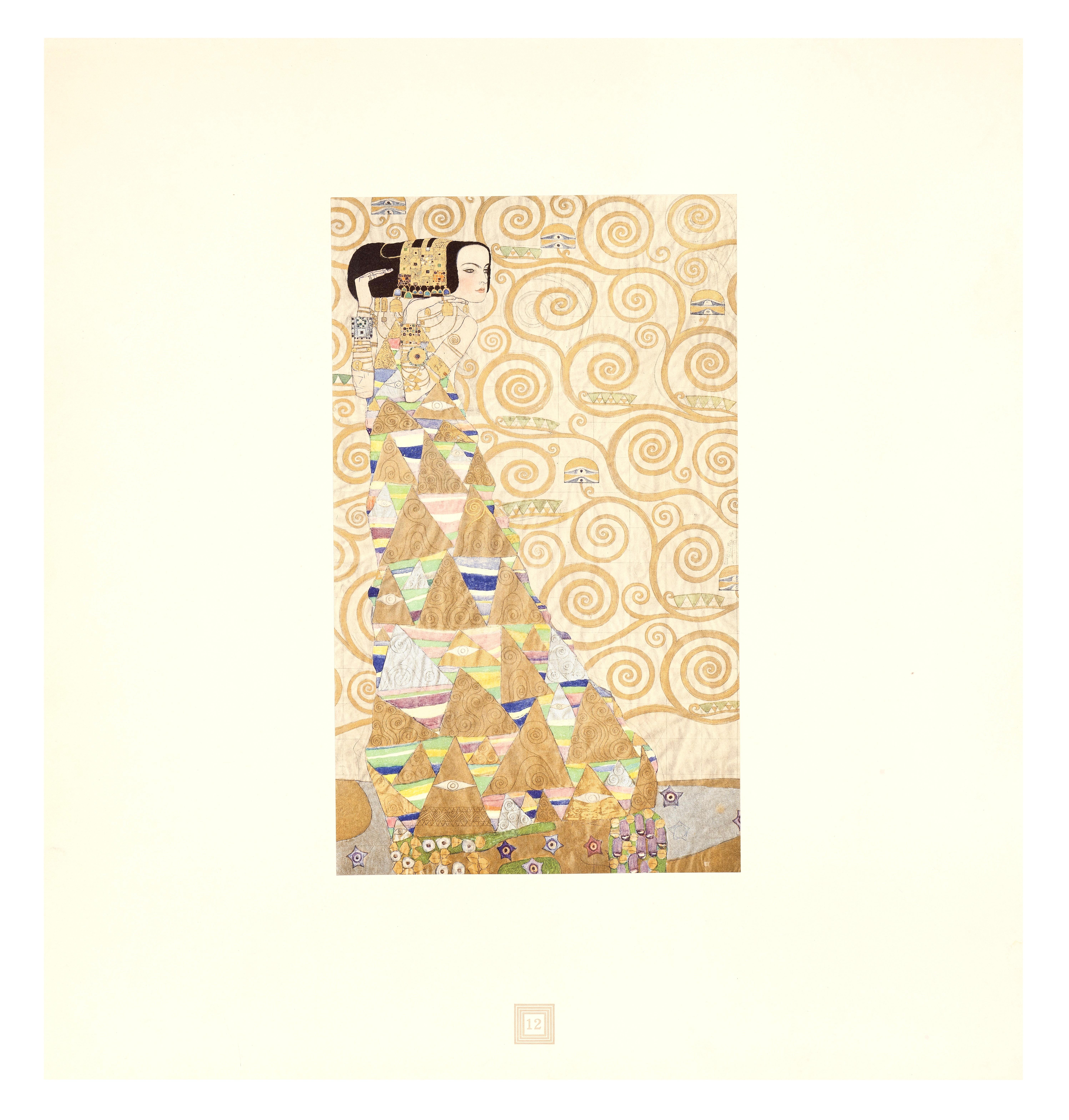 Klimt, Erwartung, Gustav Klimt, Eine Nachlese (after) For Sale 4
