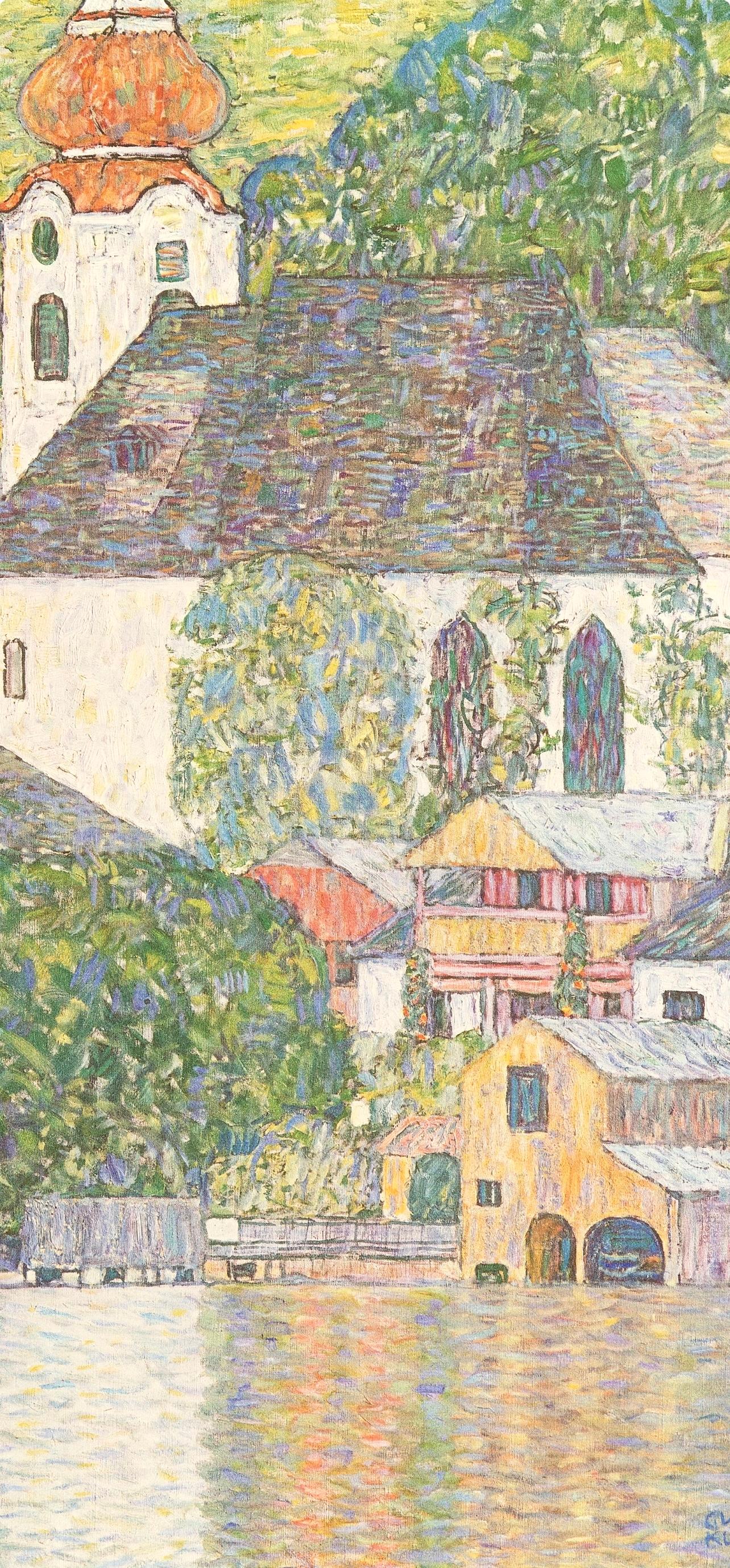 Klimt, Kirche am Wolfgangsee, Gustav Klimt, Eine Nachlese (after) For Sale 1