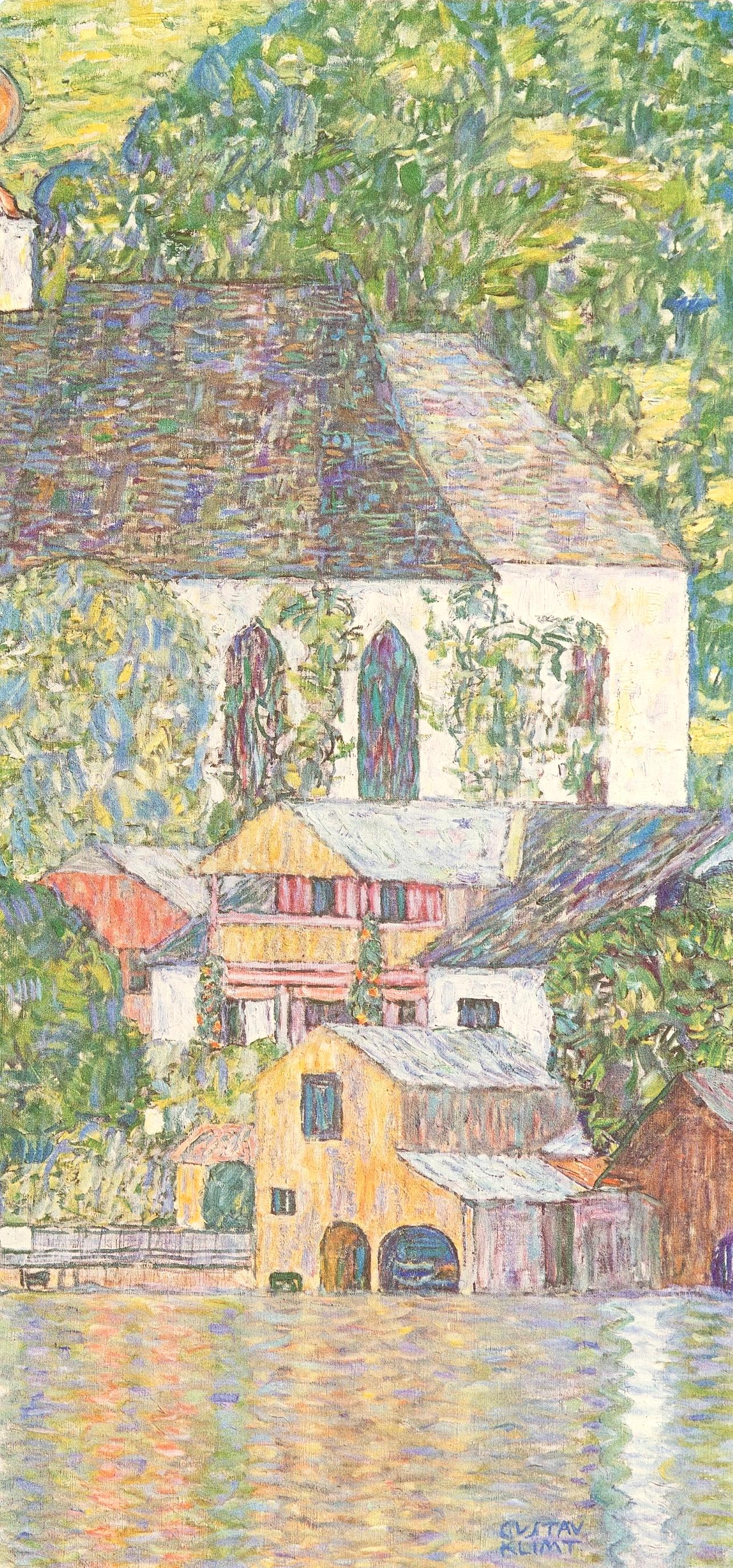 Klimt, Kirche am Wolfgangsee, Gustav Klimt, Eine Nachlese (after) For Sale 3