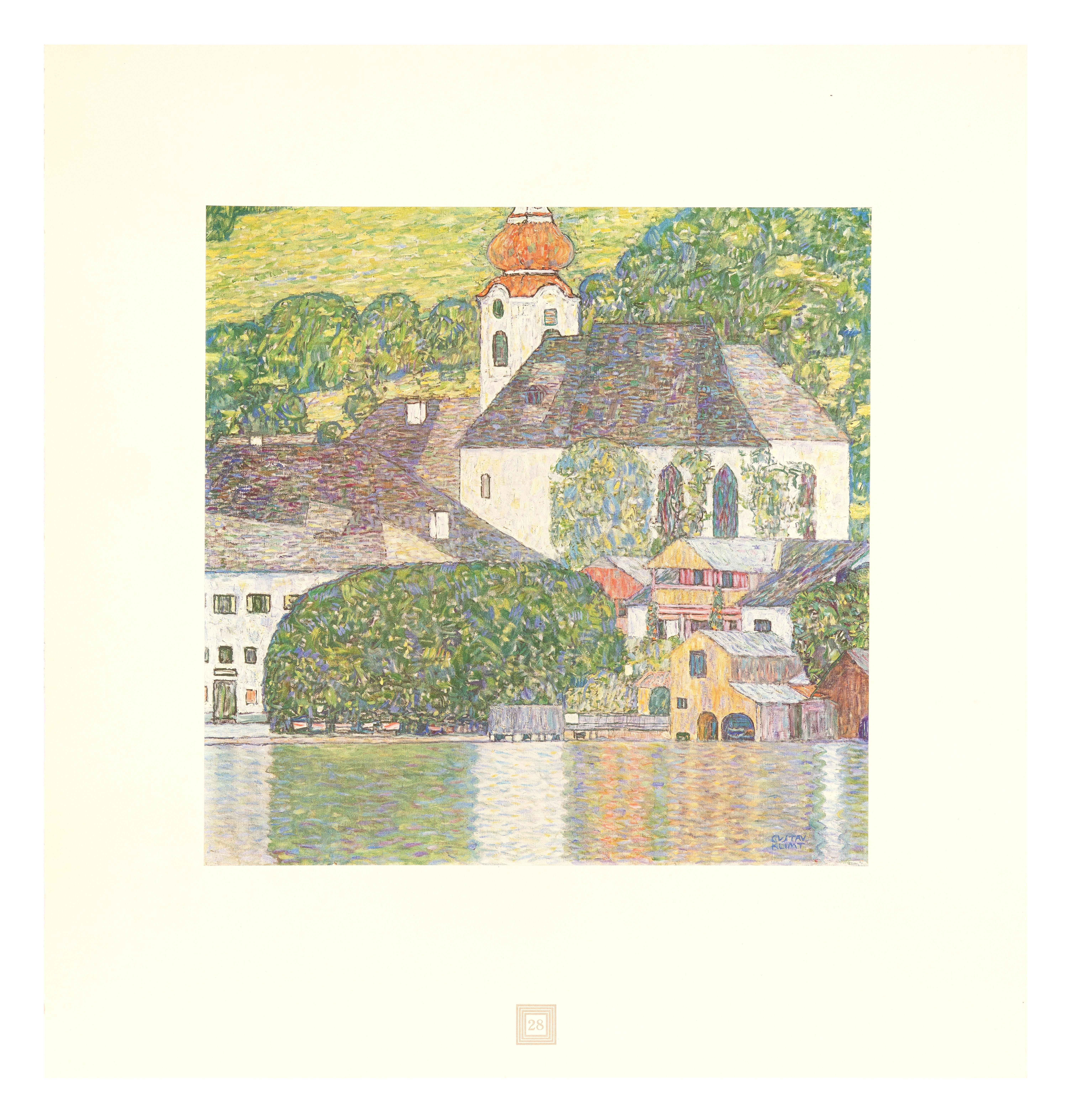 Klimt, Kirche am Wolfgangsee, Gustav Klimt, Eine Nachlese (after) For Sale 4
