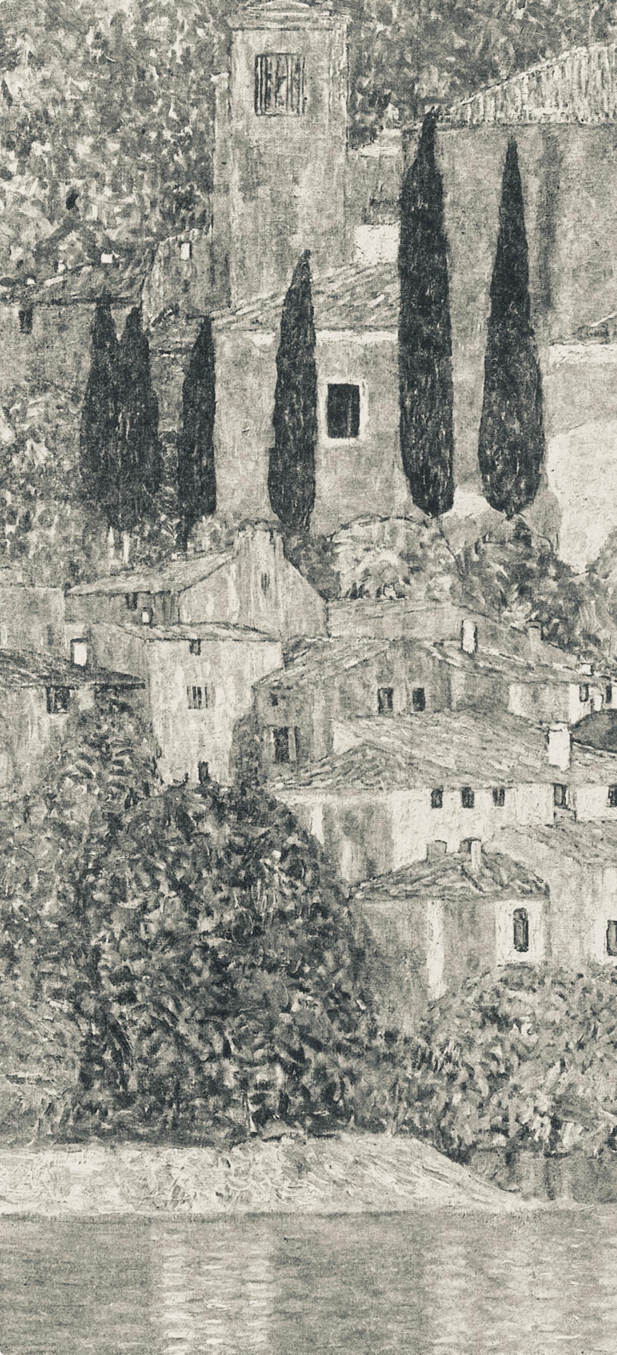 Klimt, Kirche in Cassone, Das Werk von Gustav Klimt (after) Gustav Klimt in vendita 1