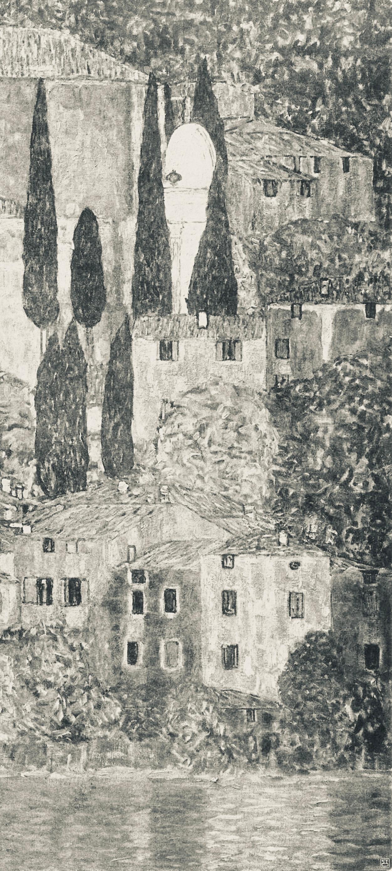 Klimt, Kirche in Cassone, Das Werk von Gustav Klimt (after) Gustav Klimt in vendita 3