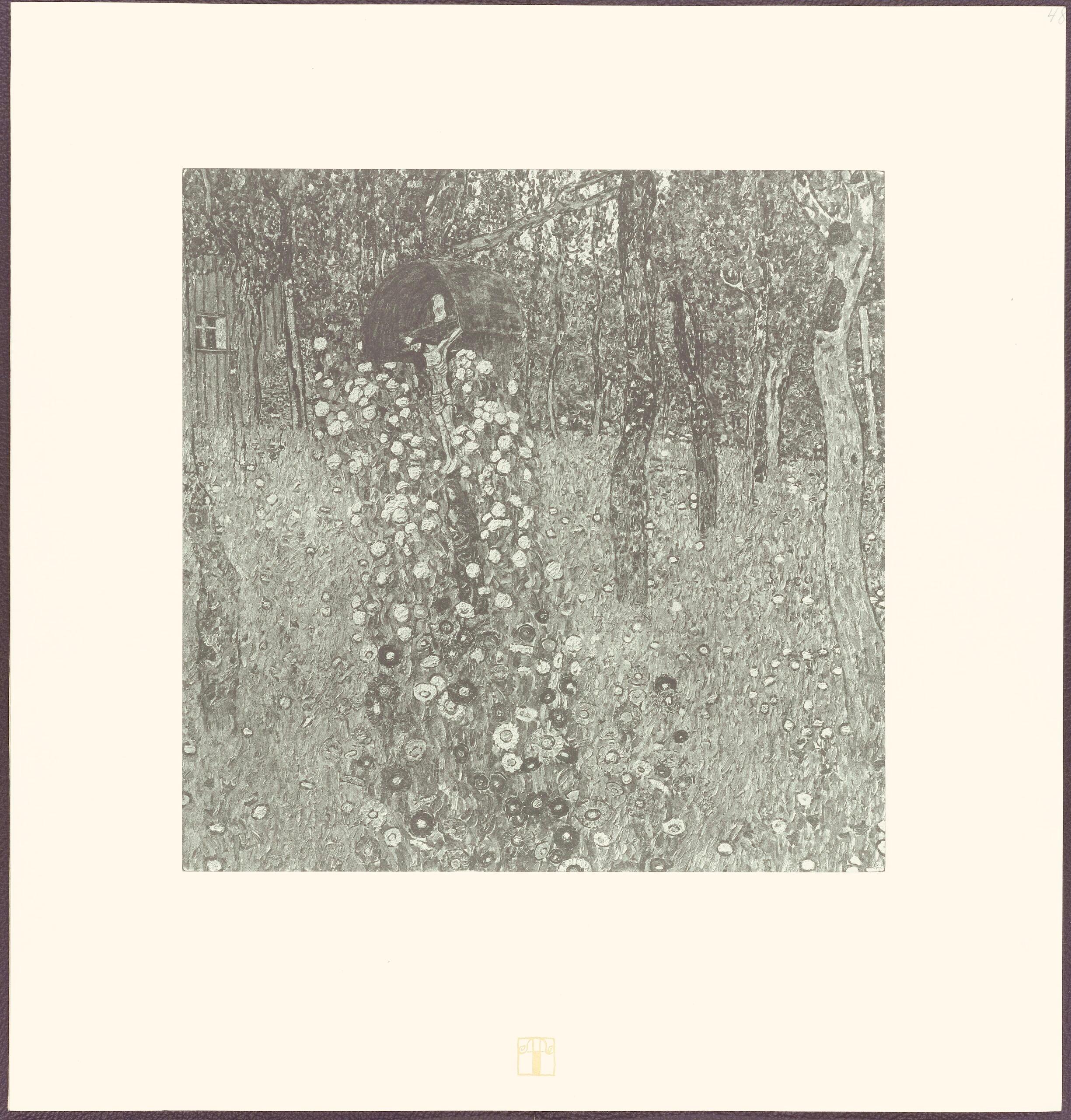 Klimt, Kreuz in einem Bauerngarten, Das Werk von Gustav Klimt (after) For Sale 4