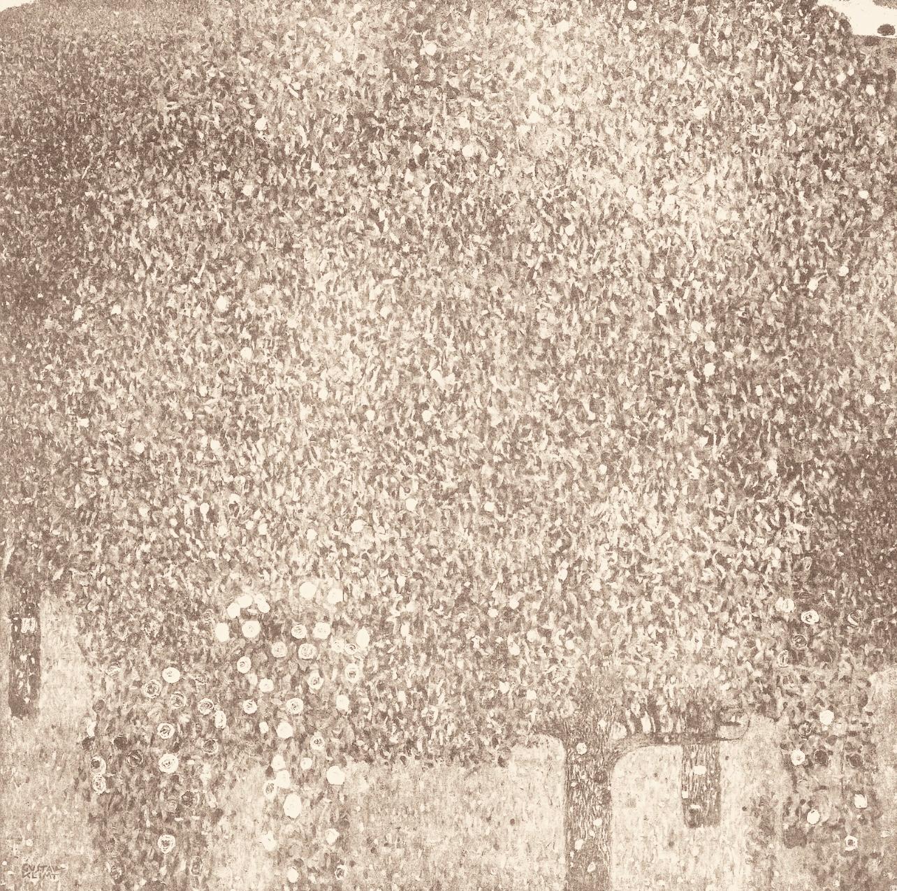 Klimt, Rosen unter Bäumen, Das Werk von Gustav Klimt (after)
